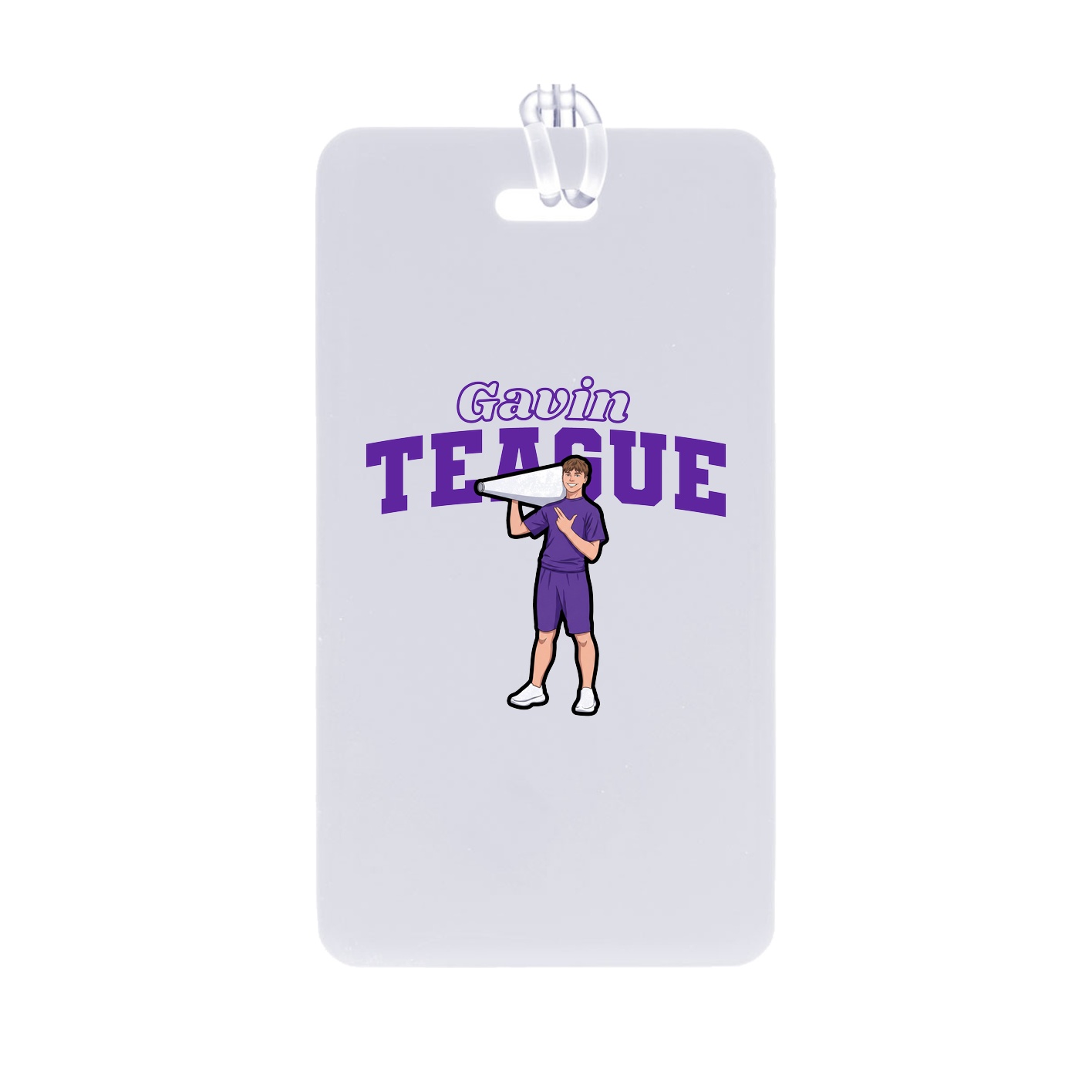 Bag Tag — Name Arch in Classic