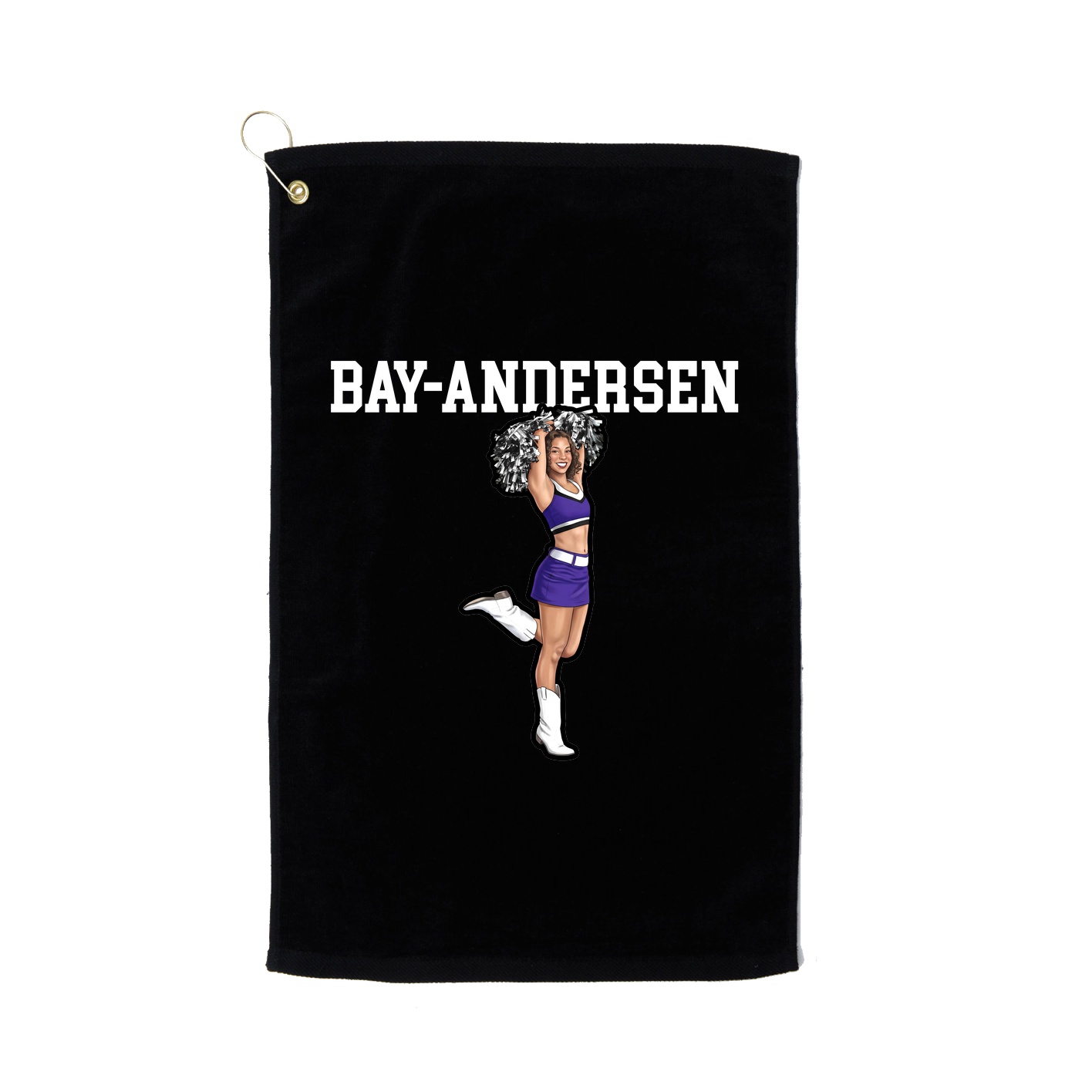 Golf Towel — Classic in Black