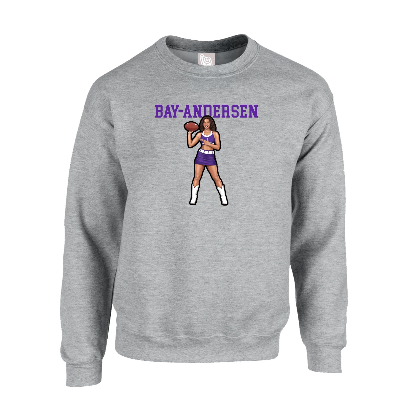Fleece Crew — Classic in Grey
