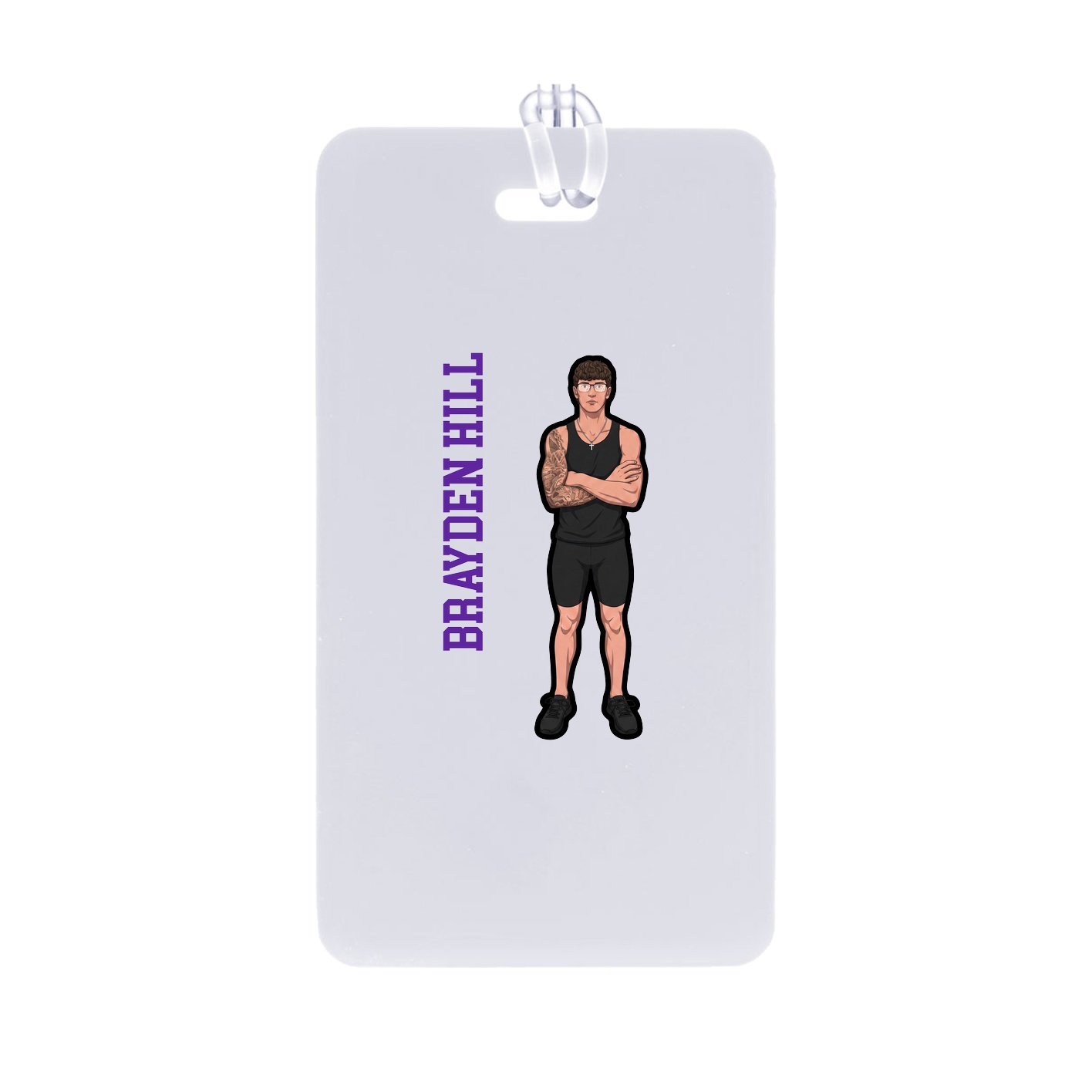 Bag Tag — Name Vertical in Classic