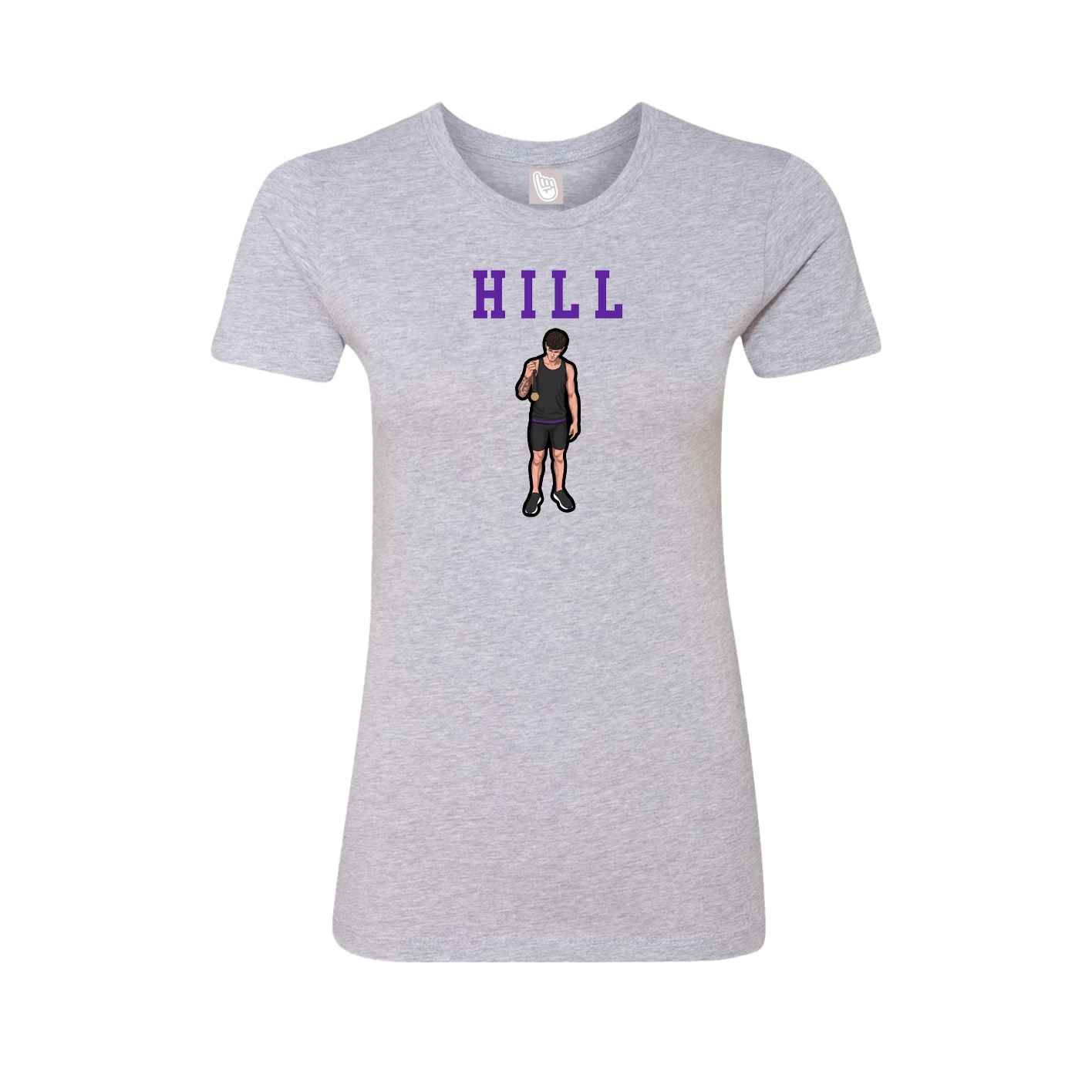 Fitted Women's Tee — Shirsey in Grey