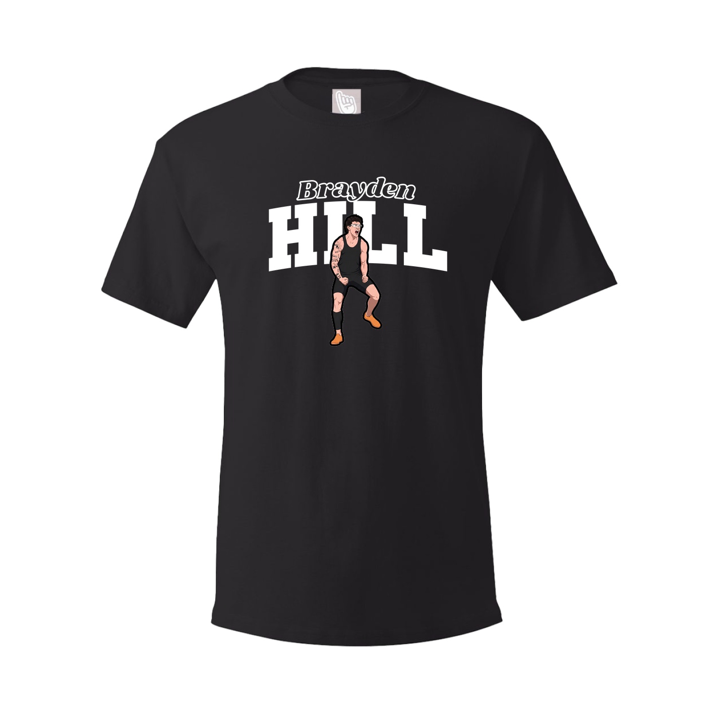Youth Tee — Name Arch in Black