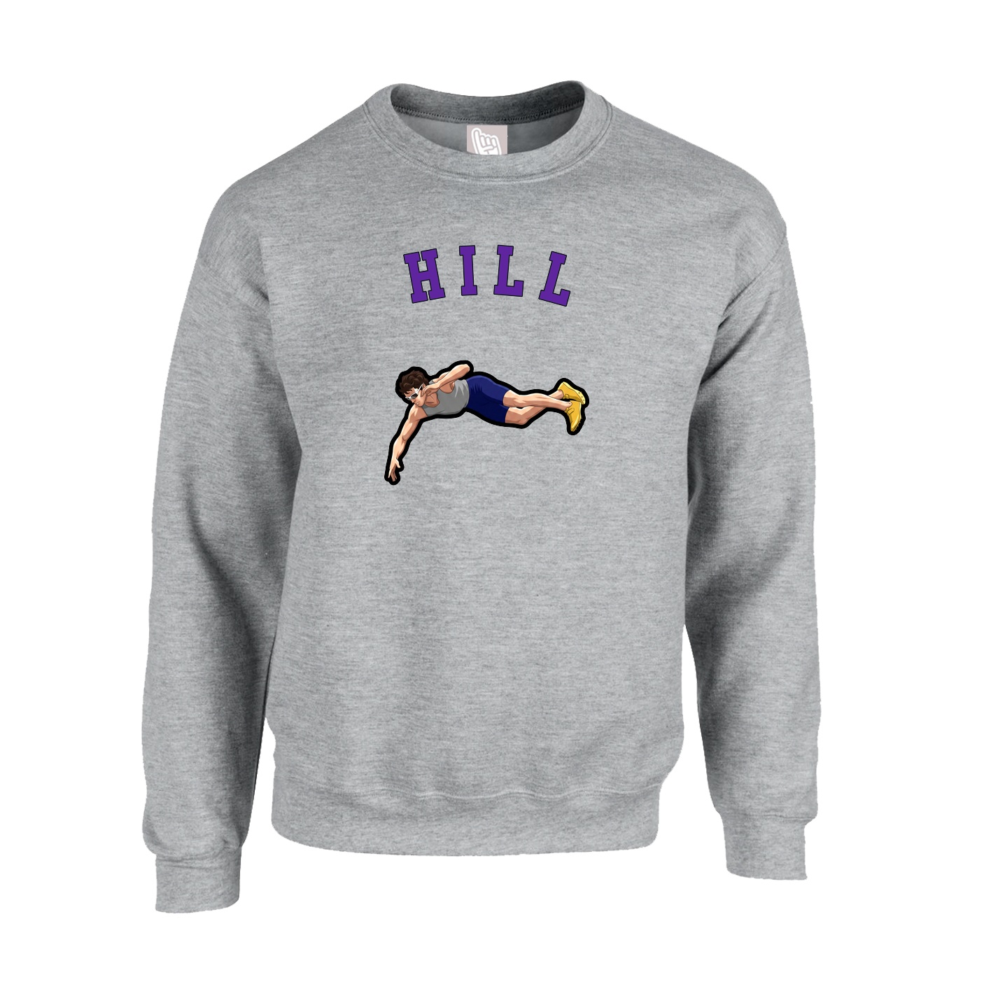 Fleece Crew — Shirsey Arch in Grey