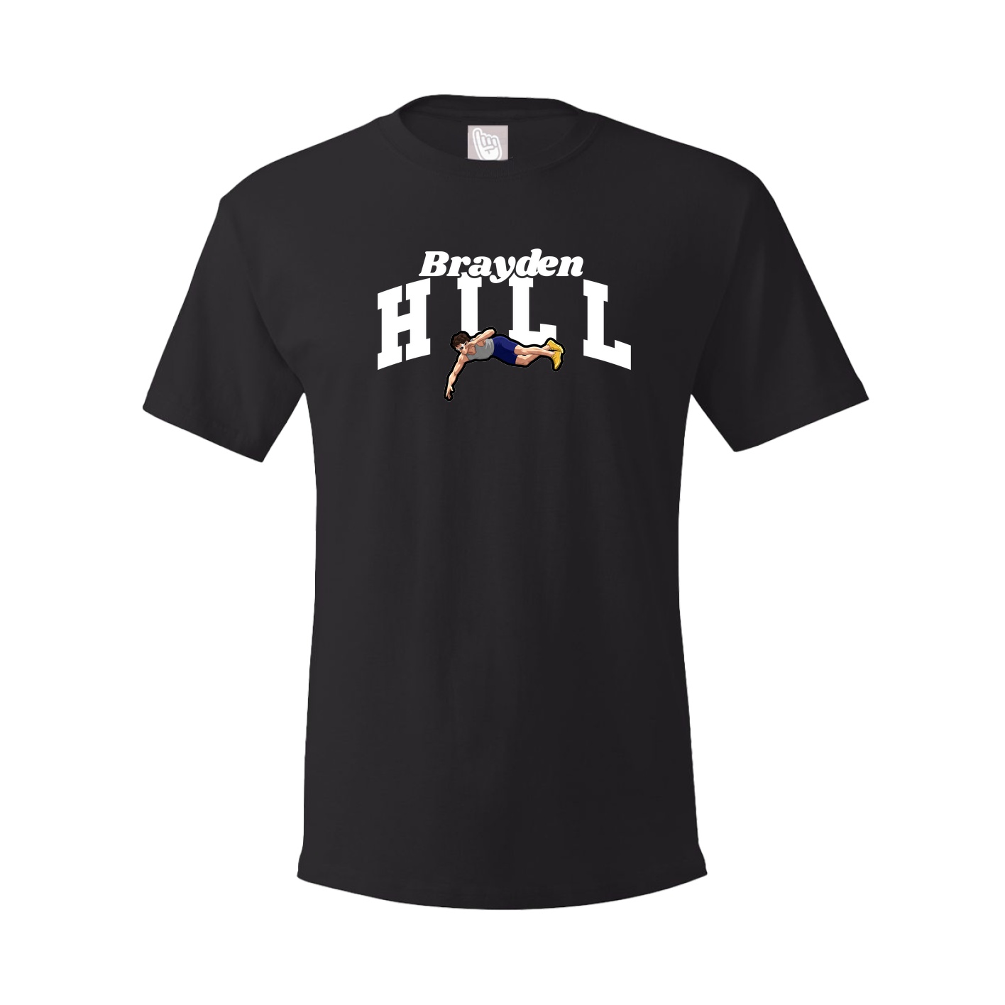 Youth Tee — Signature Arch in Black
