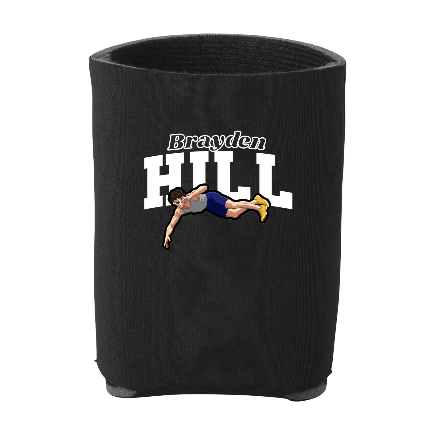 Can Holder — Name Arch in Black