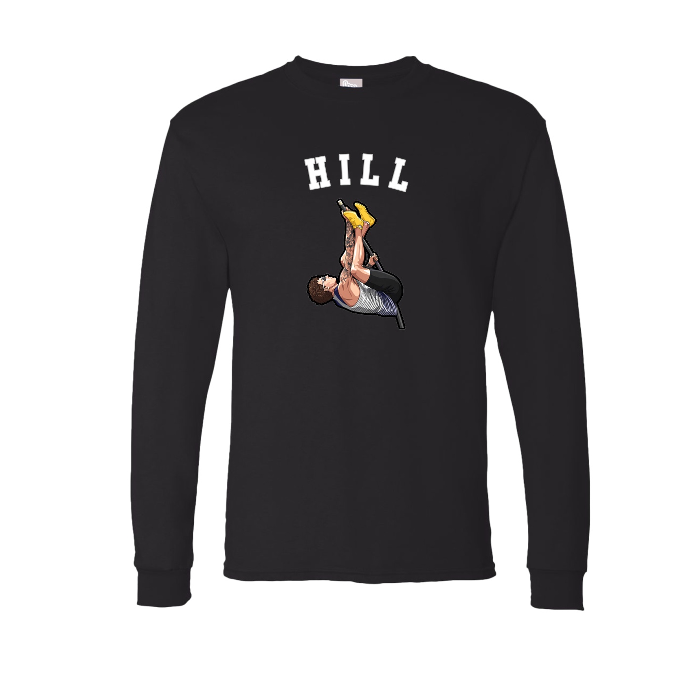 Long Sleeve Tee — Shirsey Arch in Black