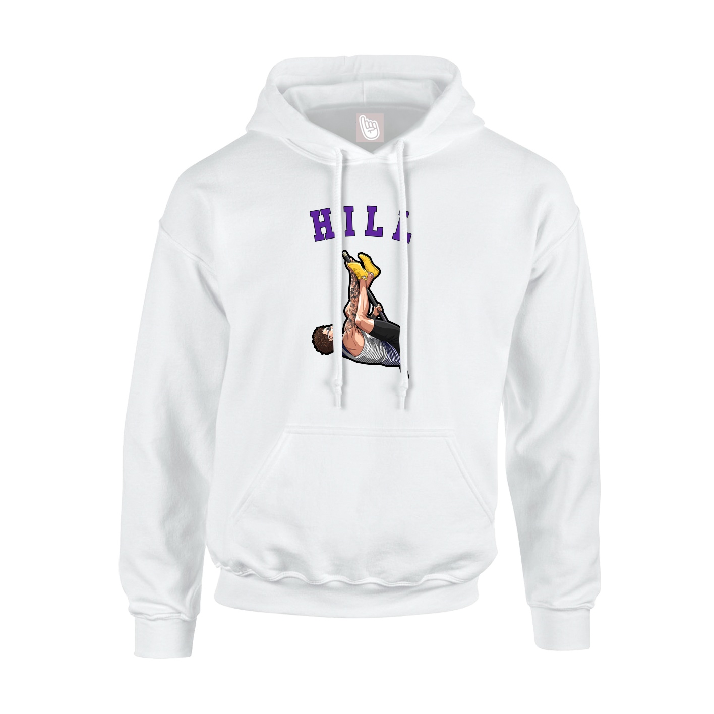 Hoodie — Shirsey Arch in White