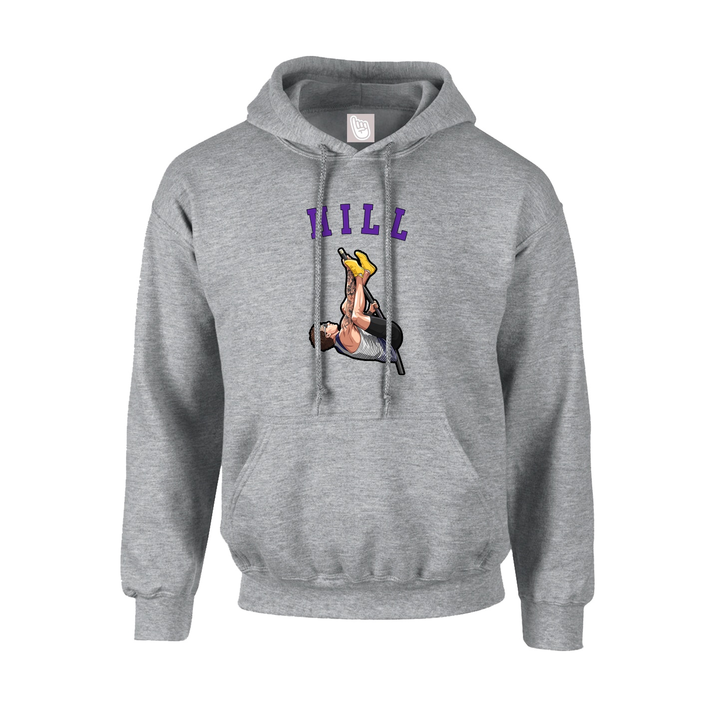 Youth Hoodie — Shirsey Arch in Grey