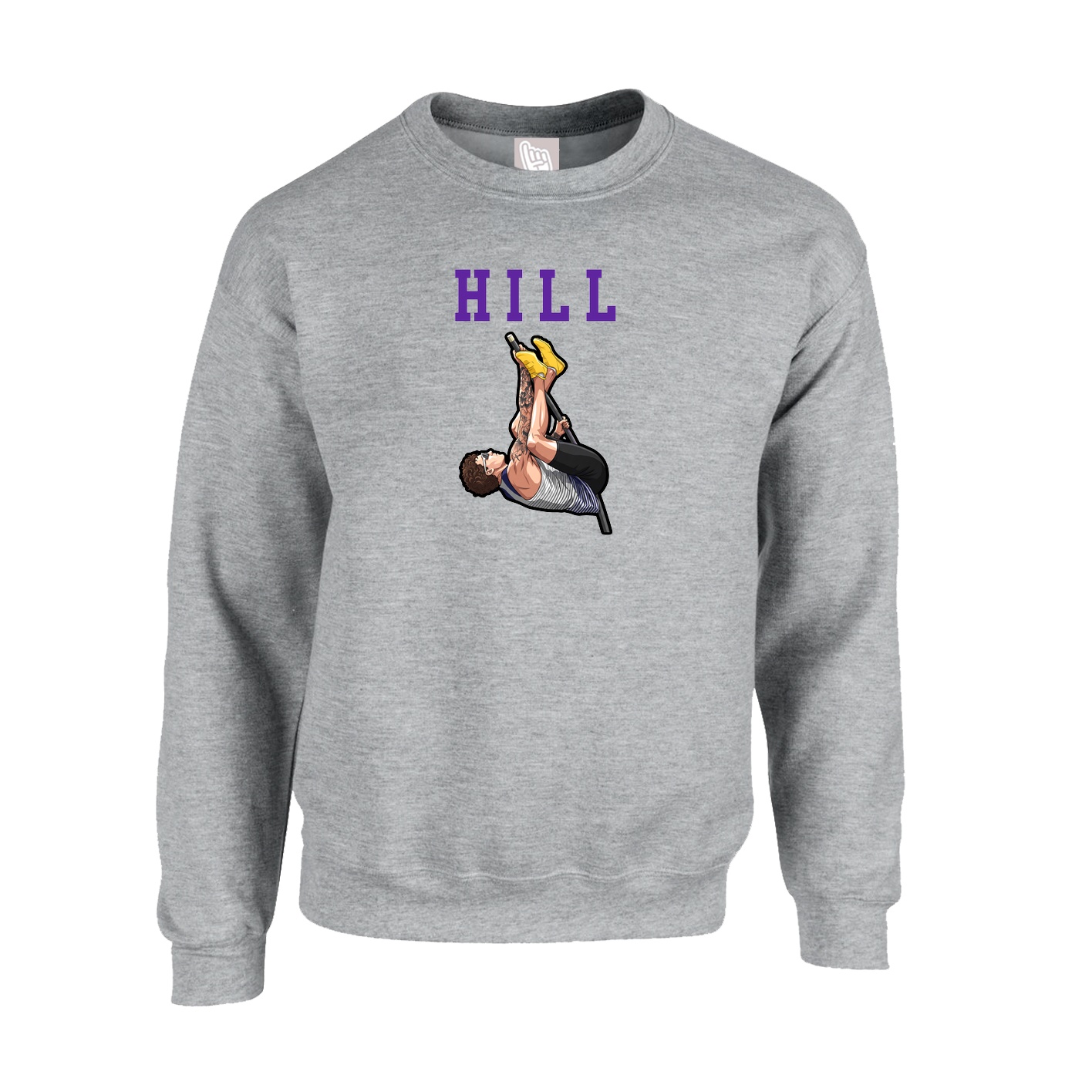 Fleece Crew — Shirsey in Grey