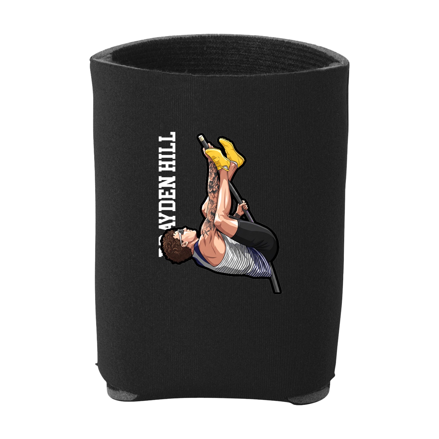 Can Holder — Name Vertical in Black