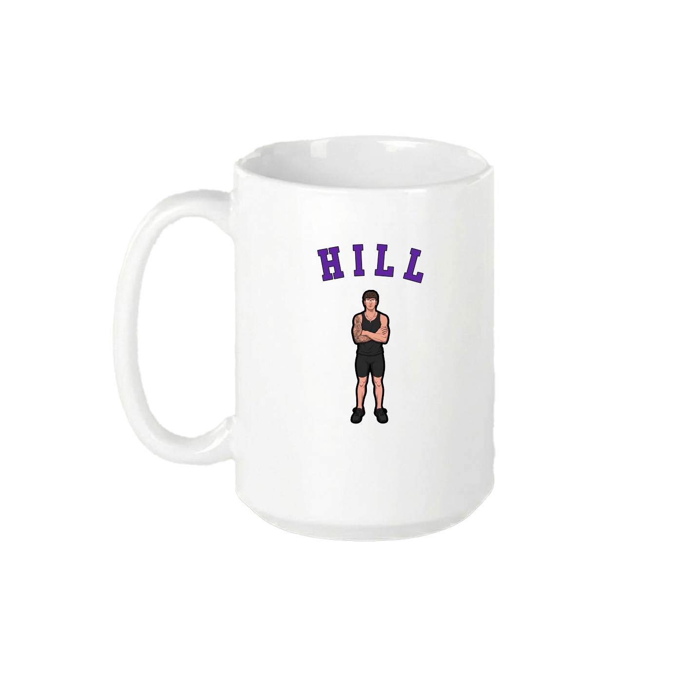 15oz Coffee Mug — Shirsey Arch in White