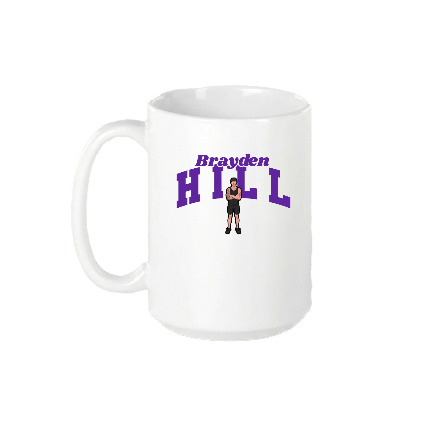 15oz Coffee Mug — Signature Arch in White