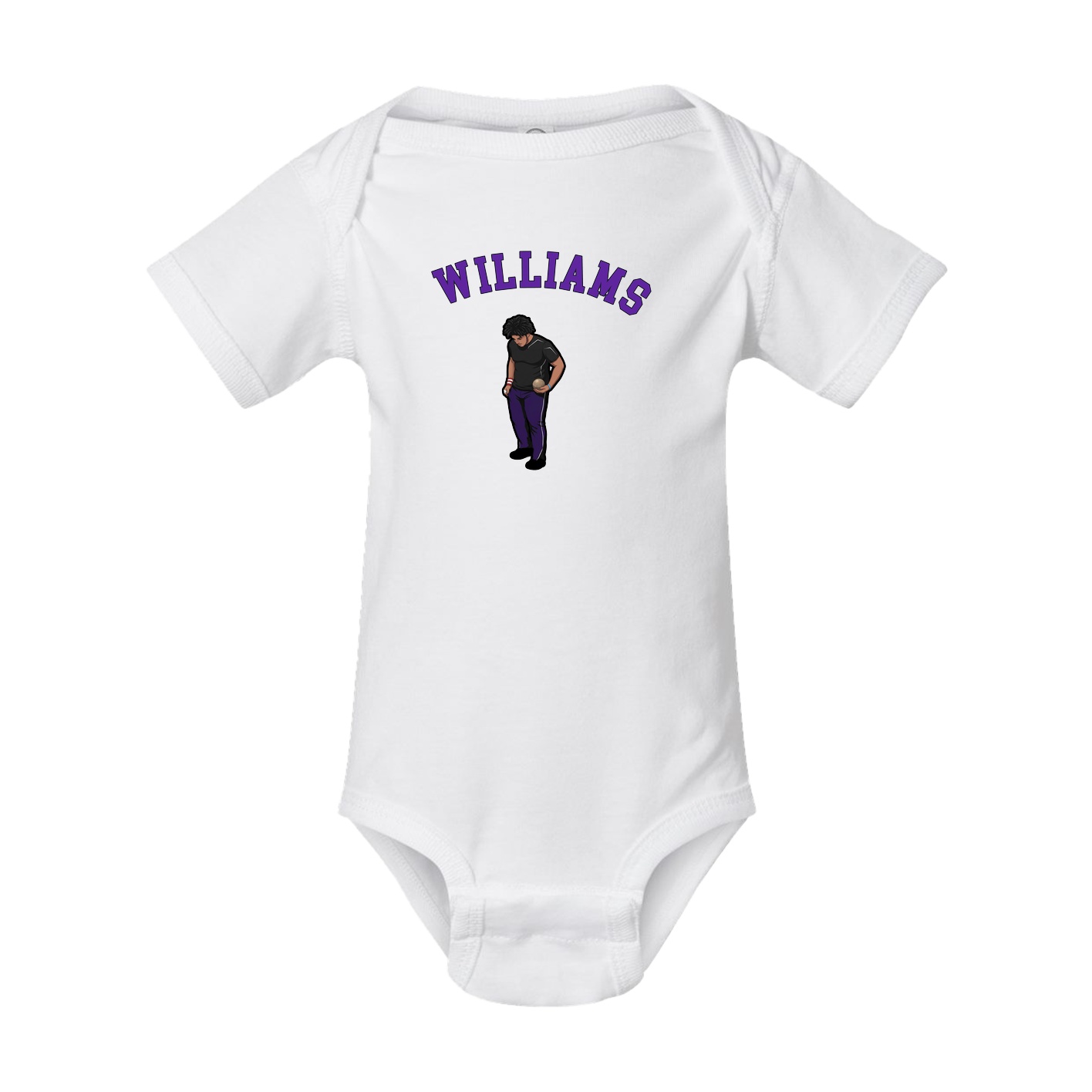 Baby Onesie — Shirsey Arch in White