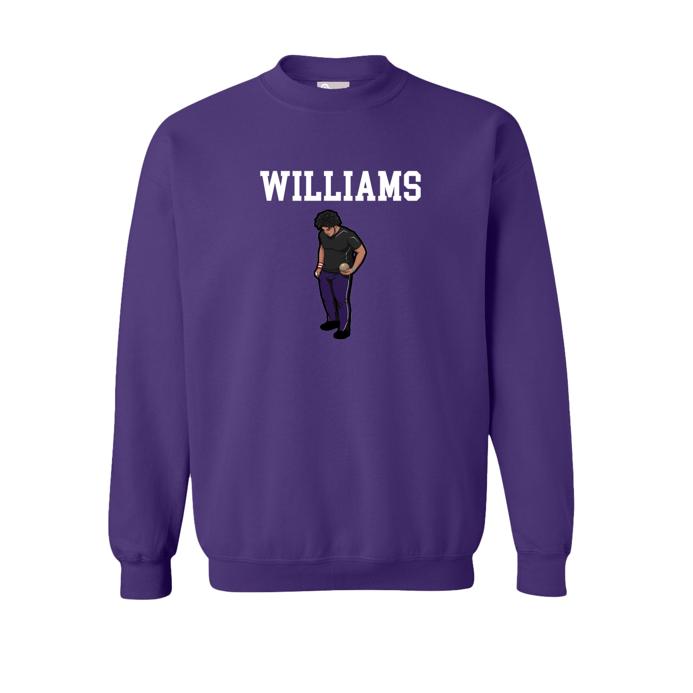 Fleece Crew — Shirsey in Purple