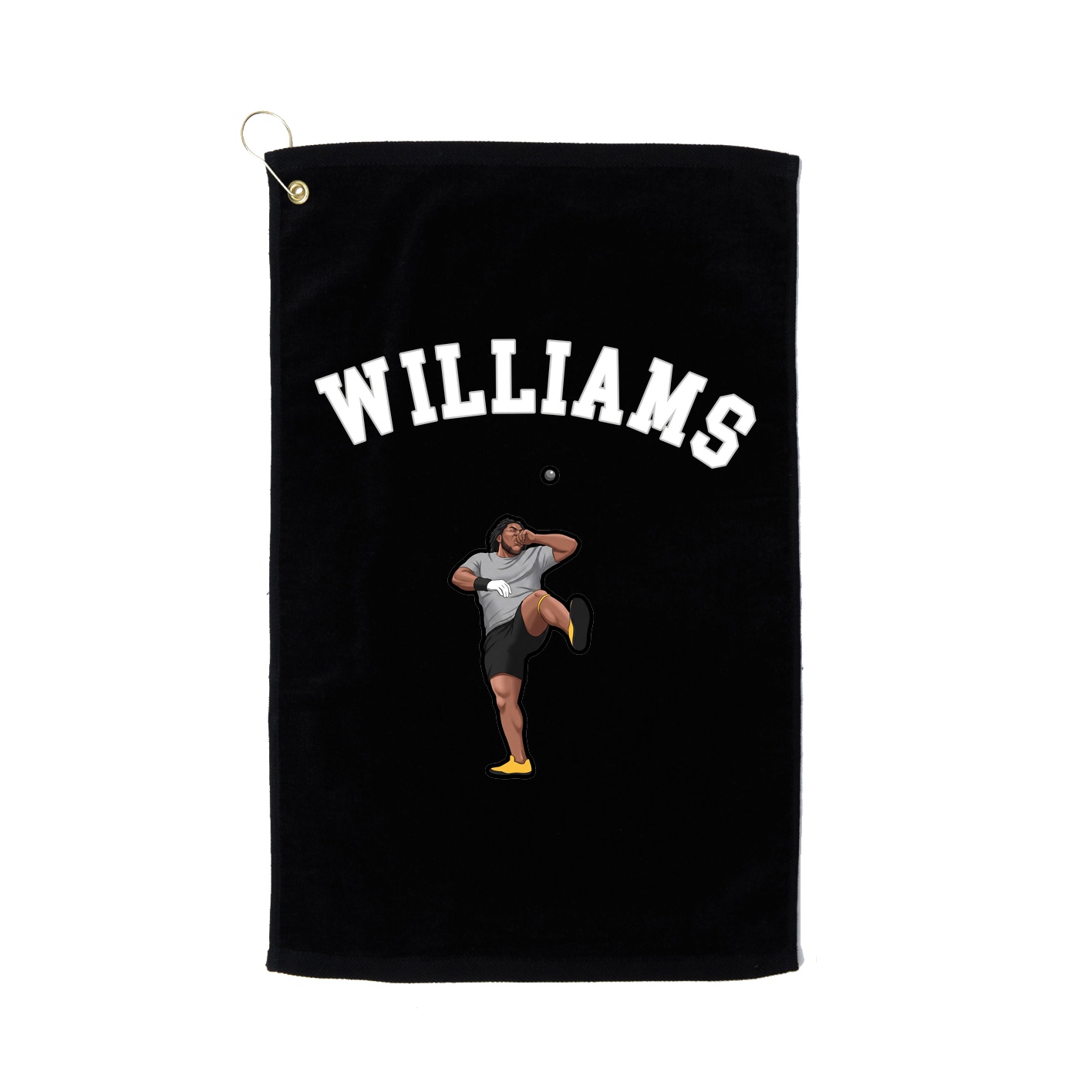 Golf Towel — Shirsey Arch in Black