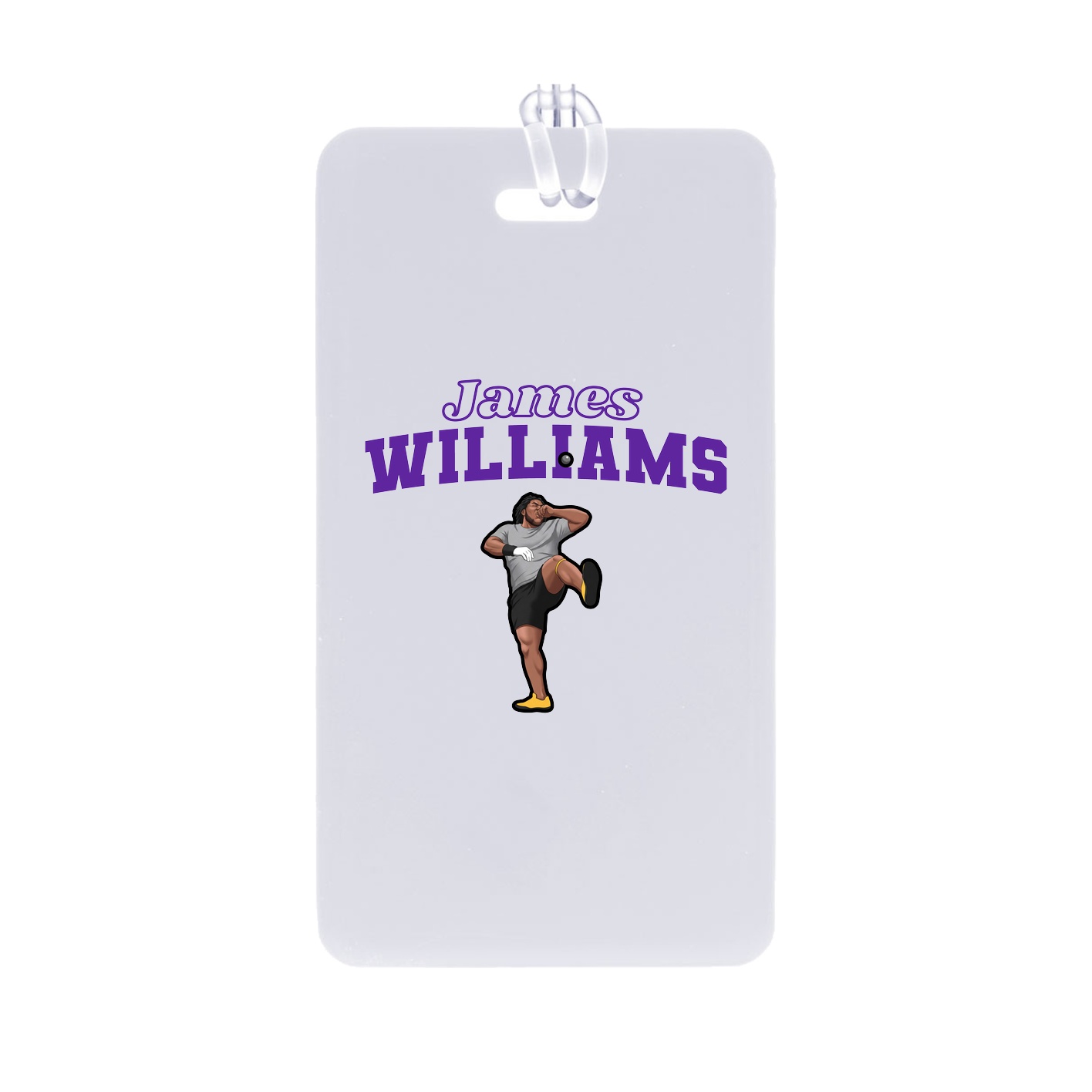 Bag Tag — Name Arch in Classic