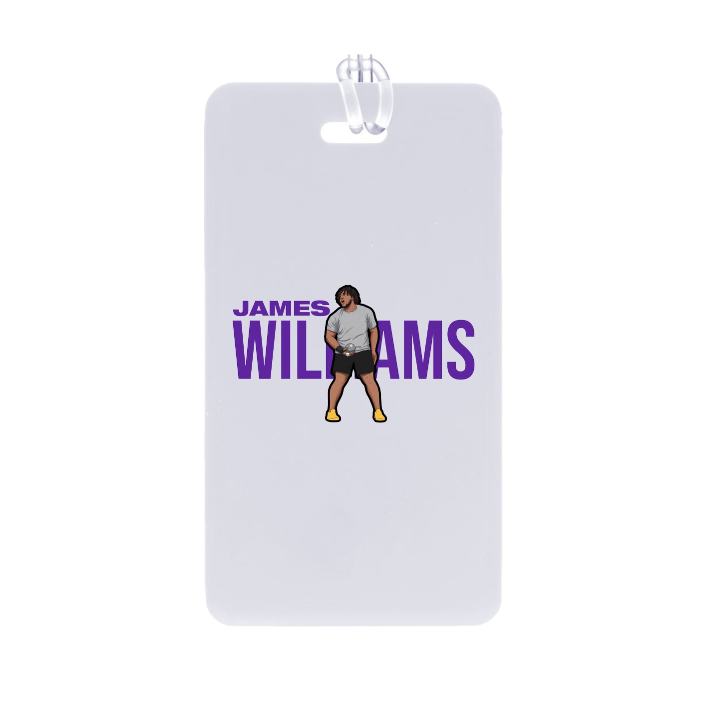 Bag Tag — Player Name in Classic