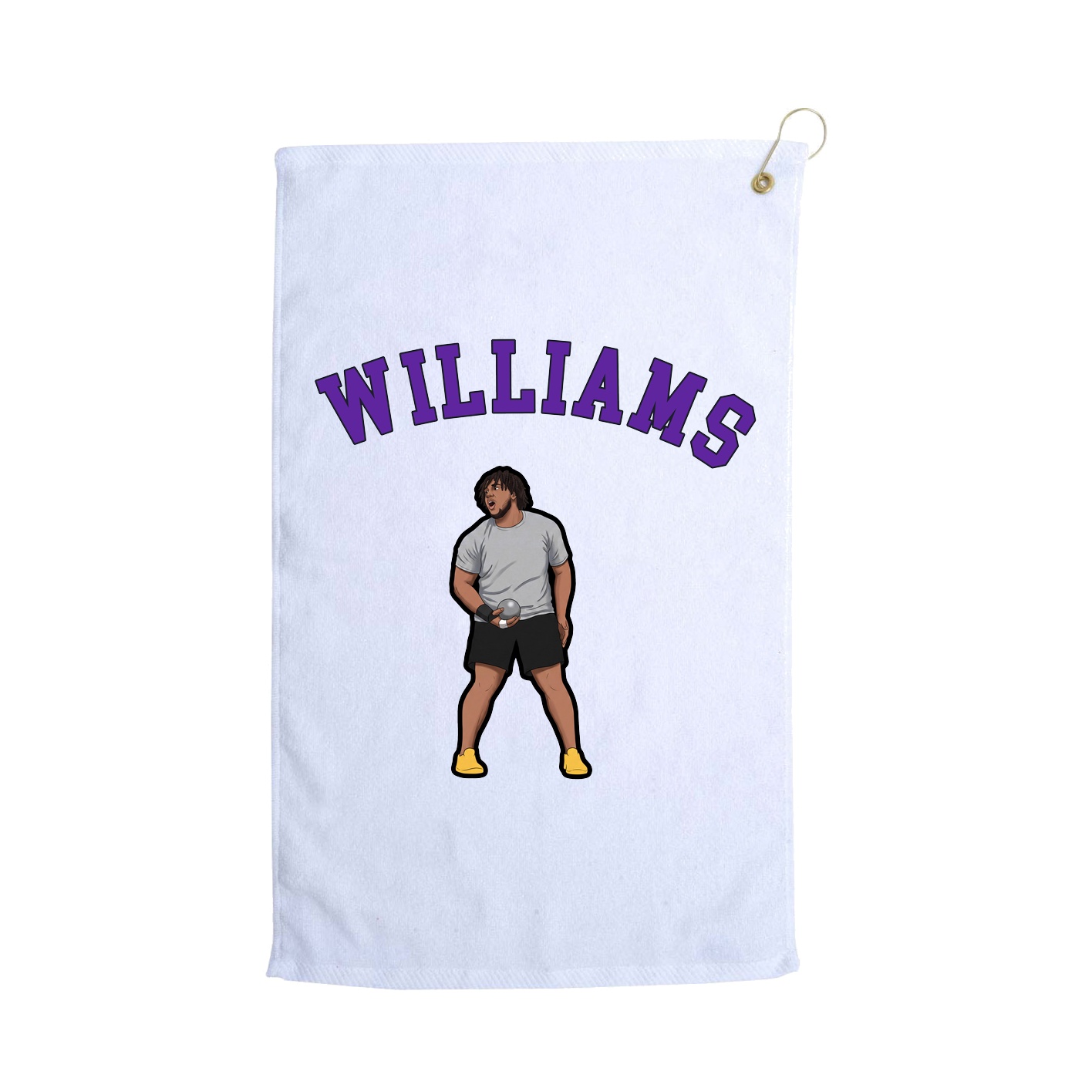 Golf Towel — Shirsey Arch in White