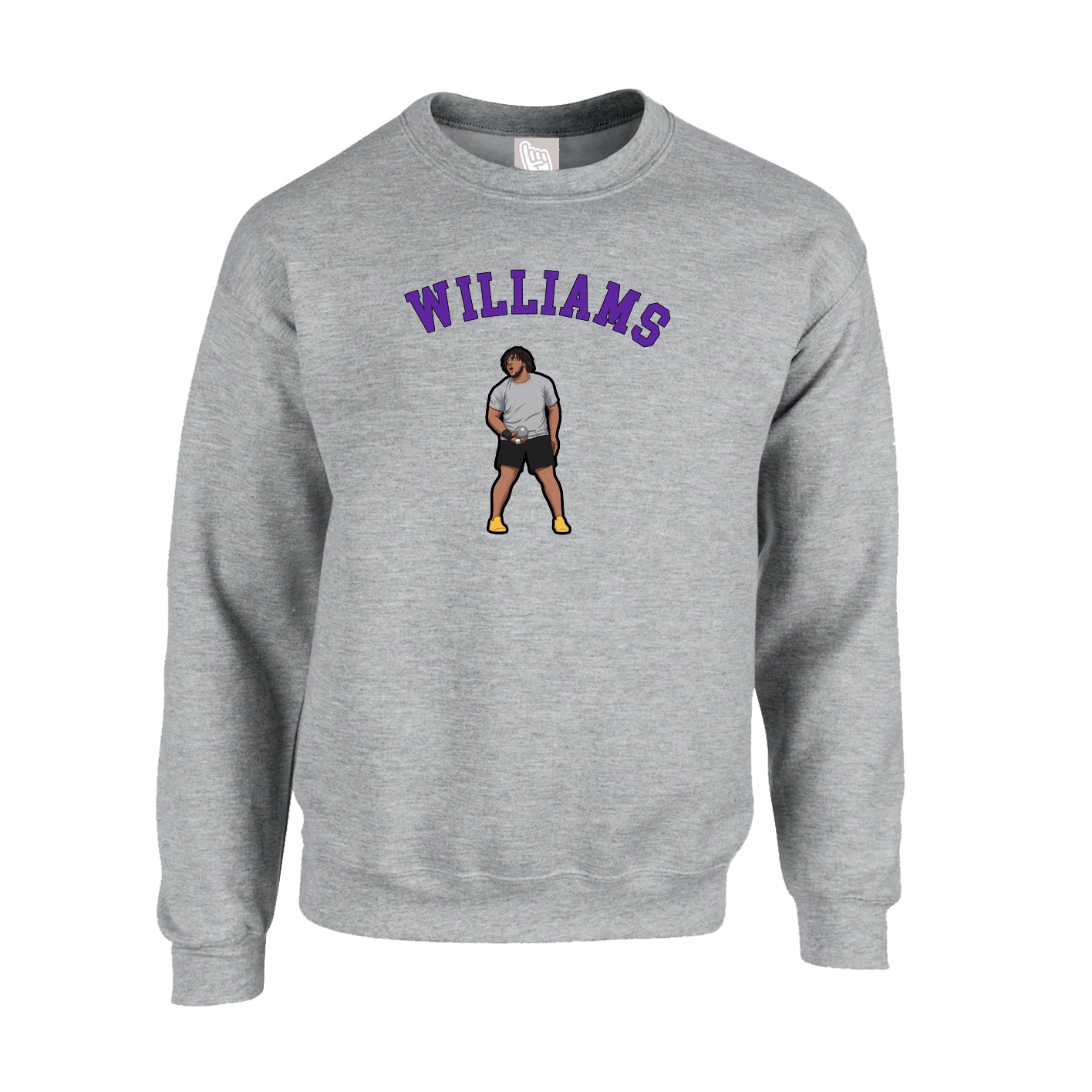 Fleece Crew — Shirsey Arch in Grey
