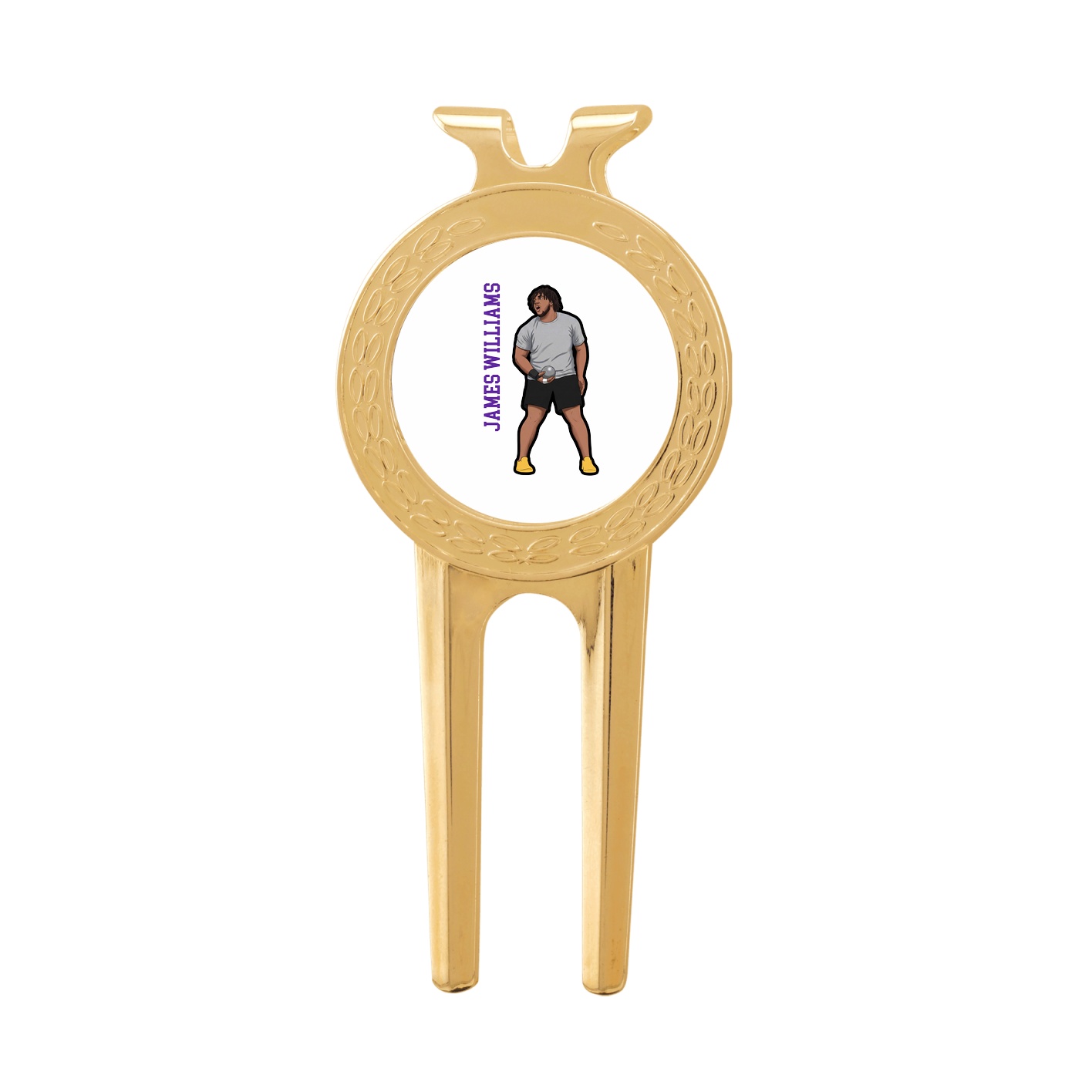 Divot Tool with Ball Marker — Name Vertical in Classic