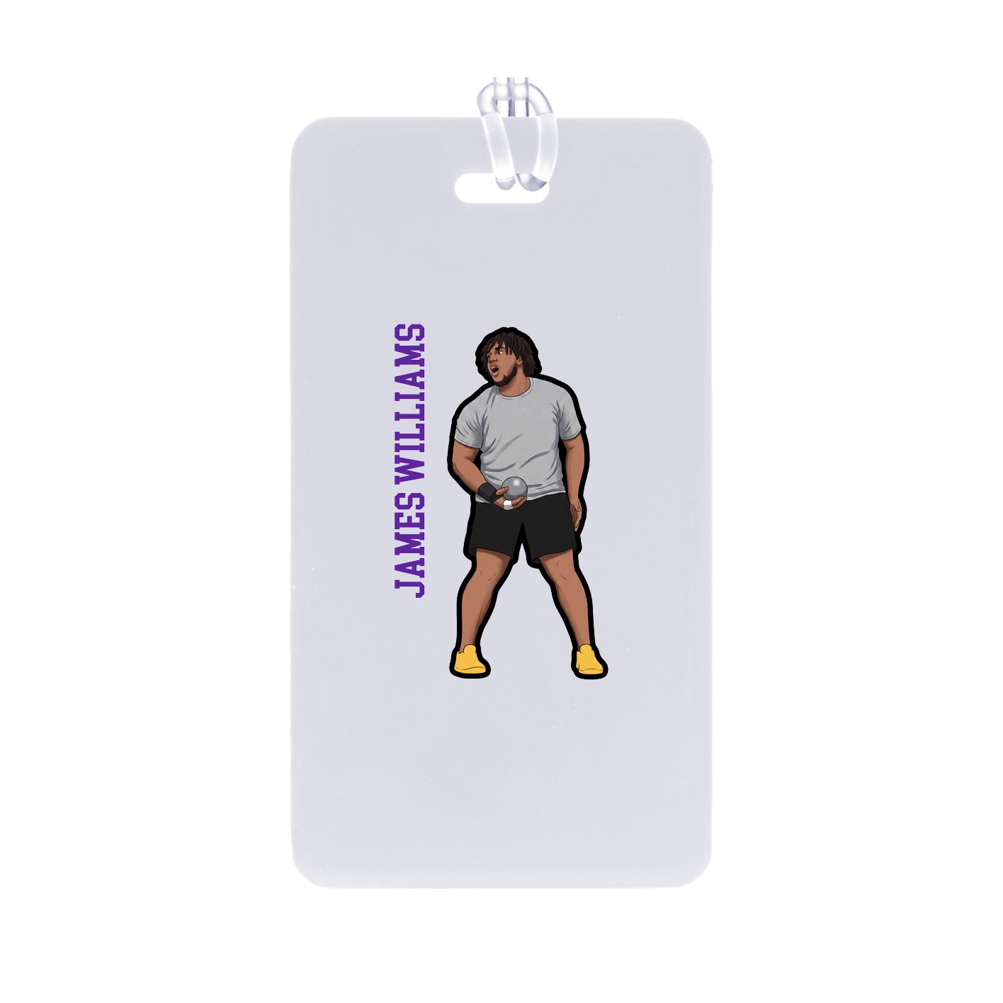 Bag Tag — Name Vertical in Classic