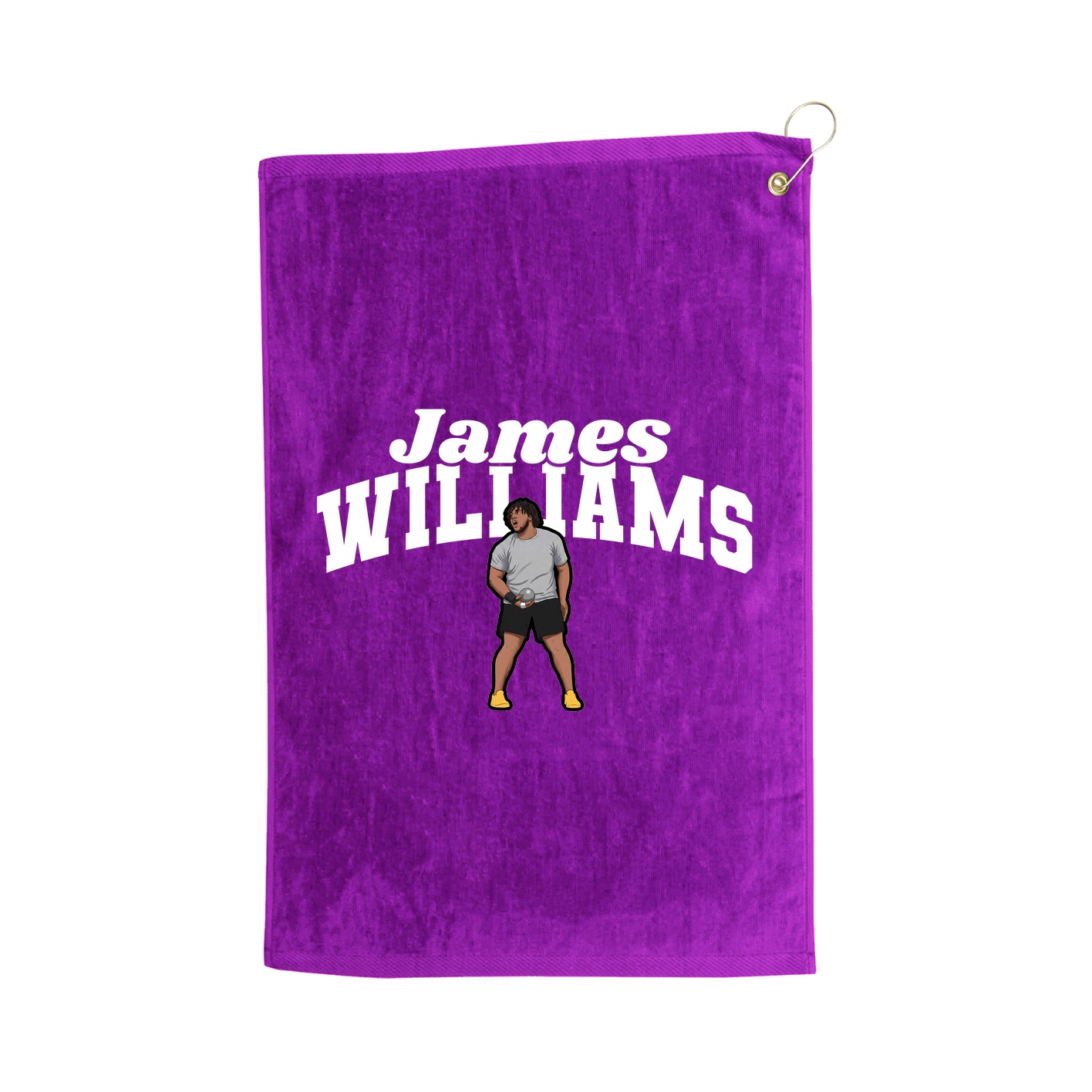 Golf Towel — Signature Arch in Purple