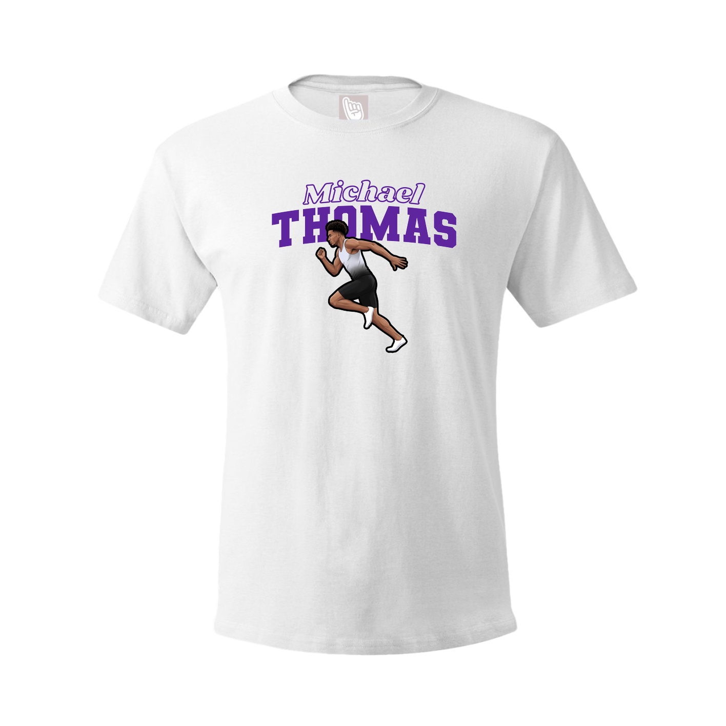 Tee — Name Arch in White