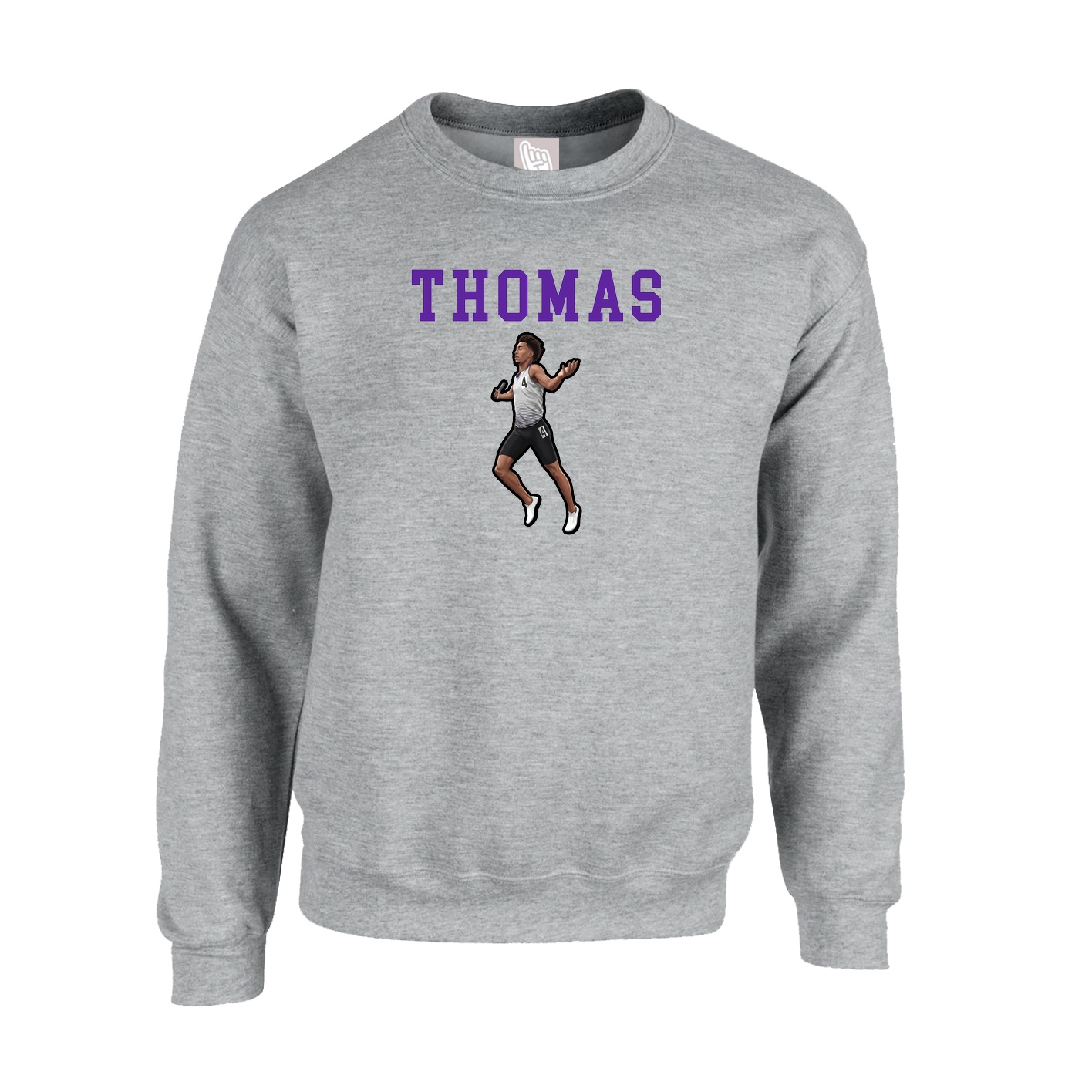 Fleece Crew — Shirsey in Grey