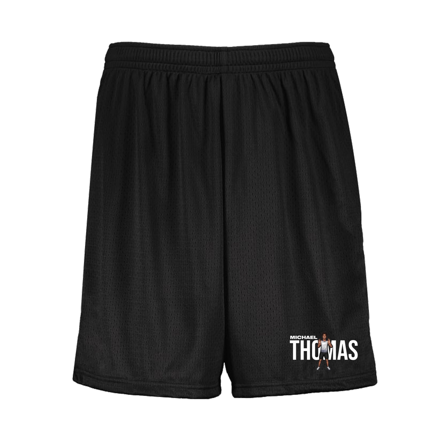 Shorts — Player Name in Black