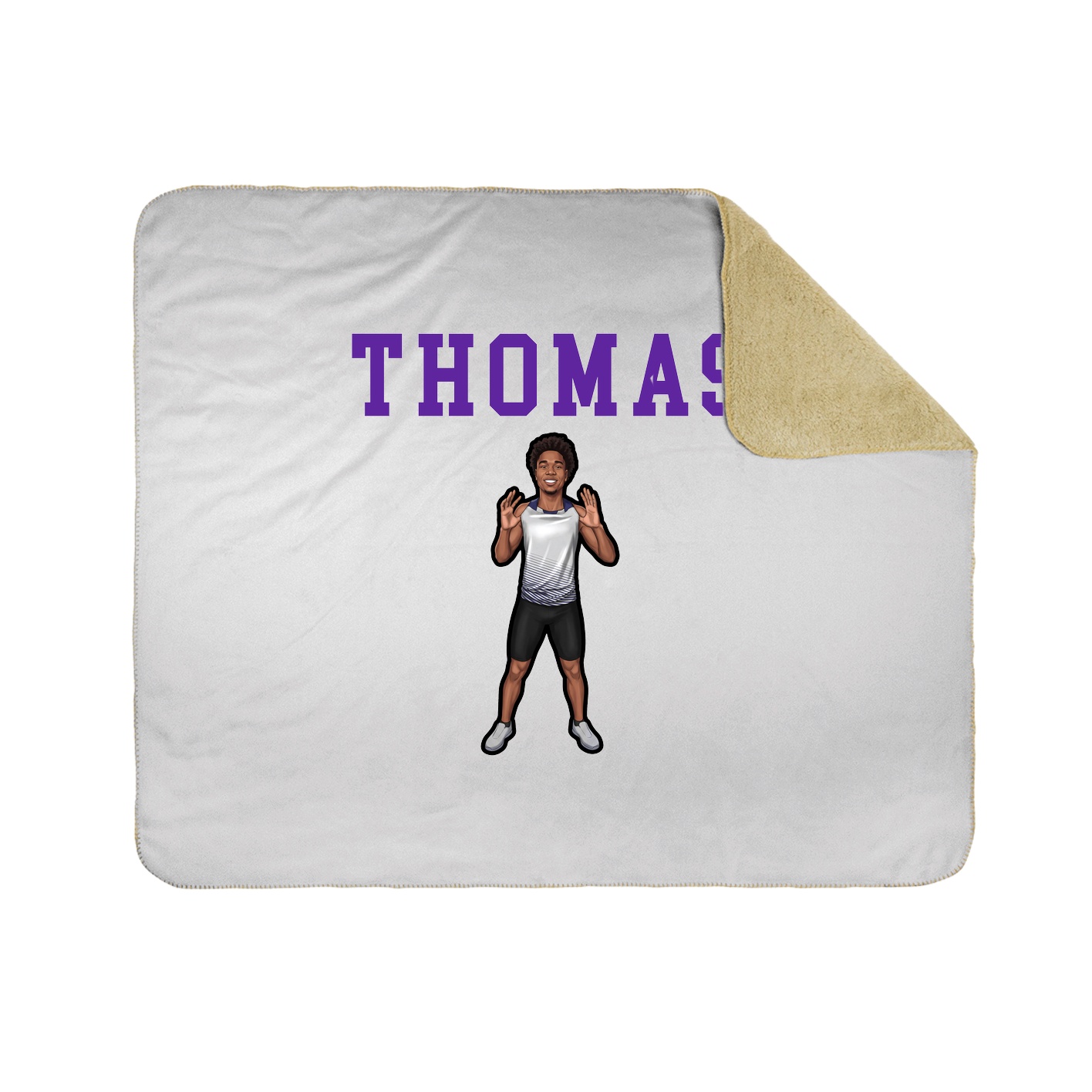 Throw Blanket — Shirsey in White
