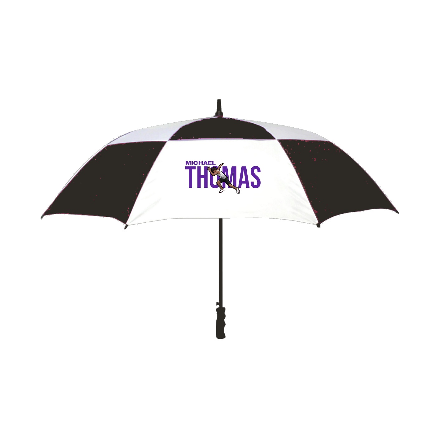 Golf Umbrella — Player Name in Black