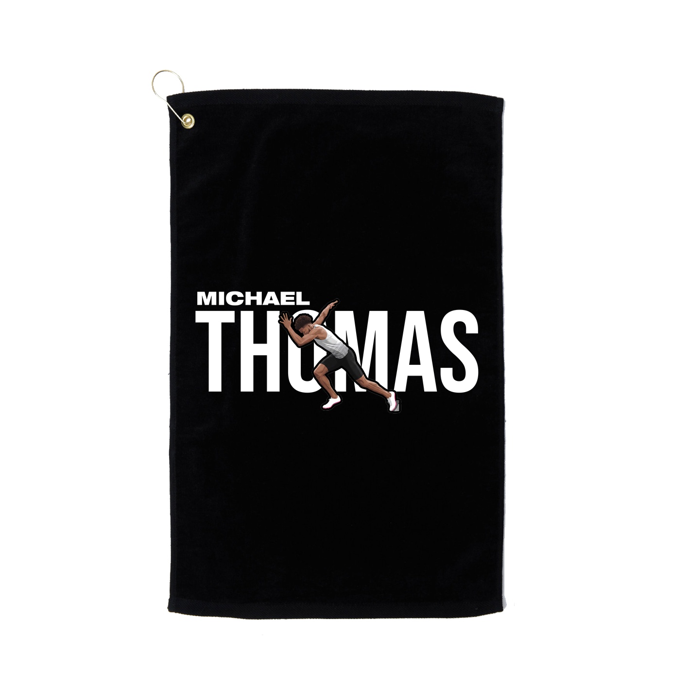 Golf Towel — Player Name in Black