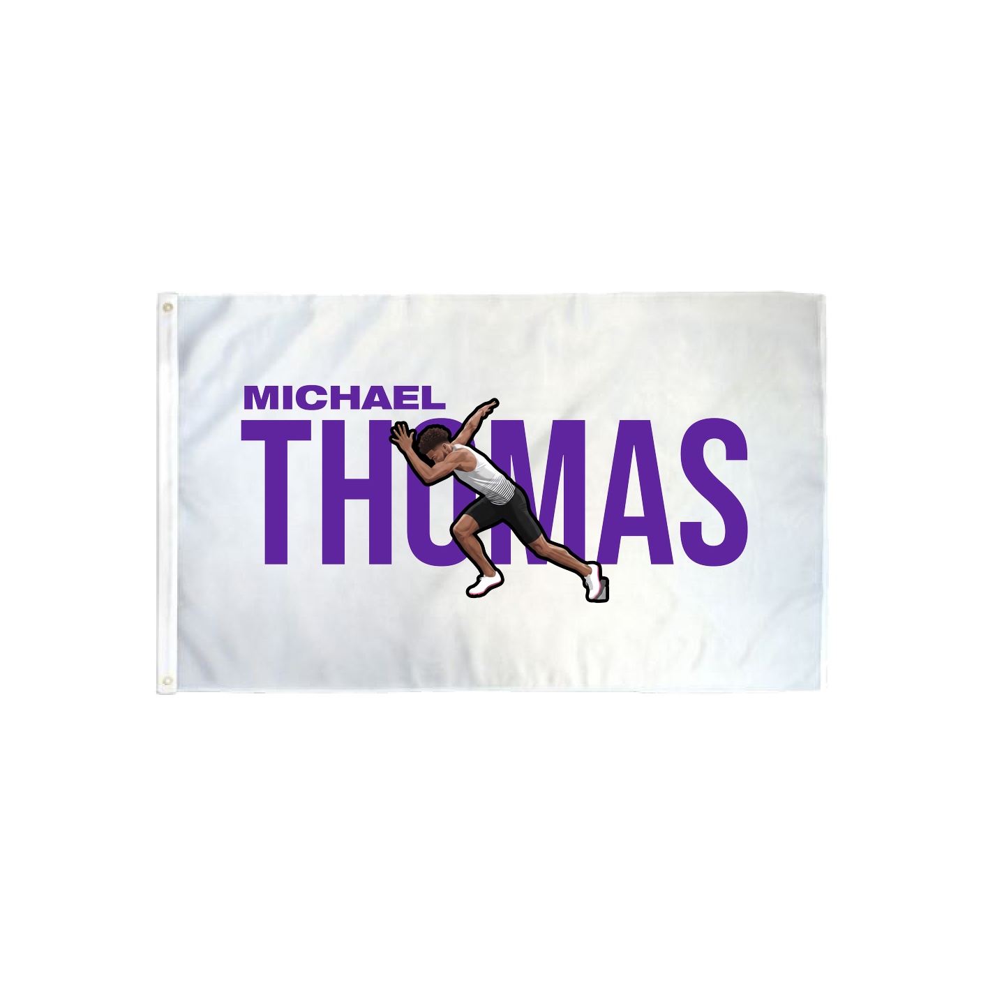 3x5 Flag — Player Name in Classic
