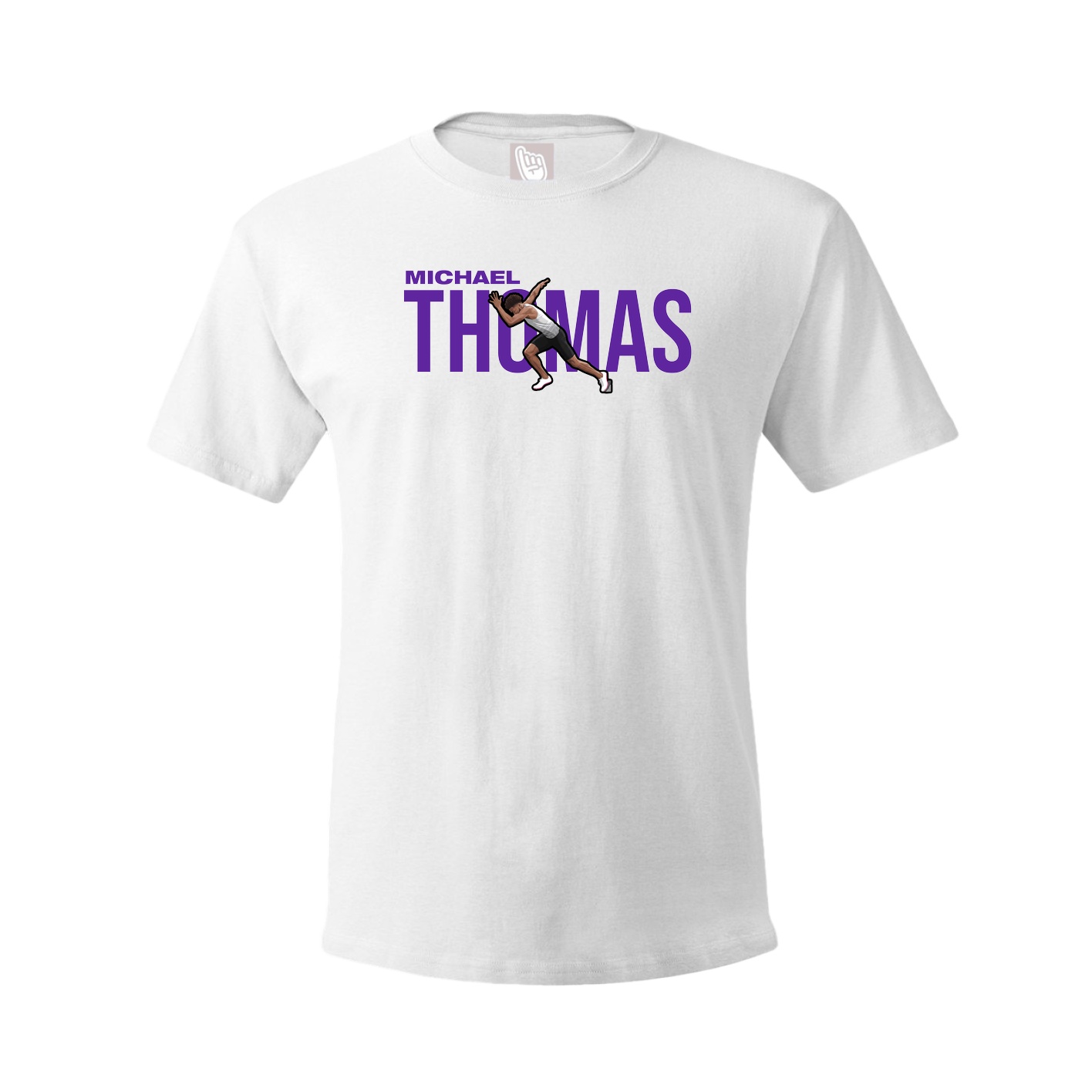Youth Tee — Player Name in White
