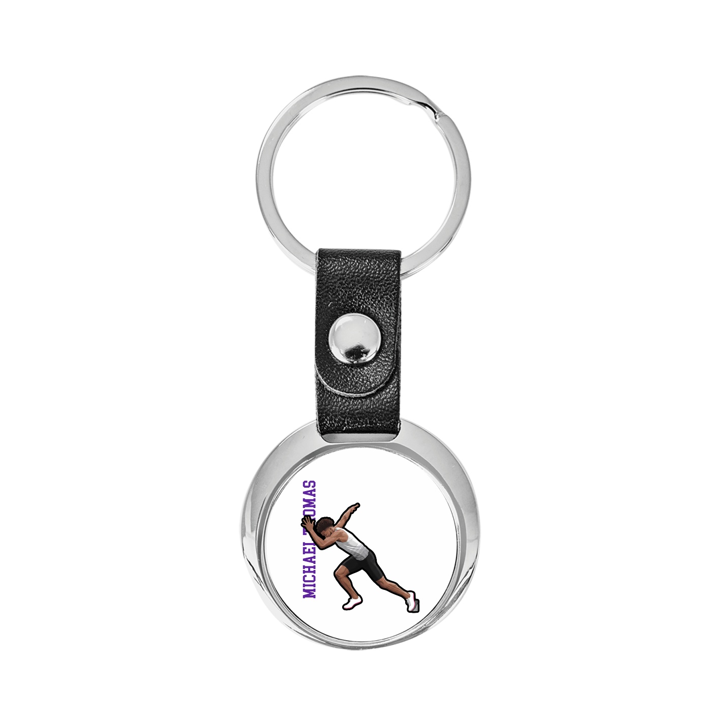 Key Chain — Name Vertical in Classic