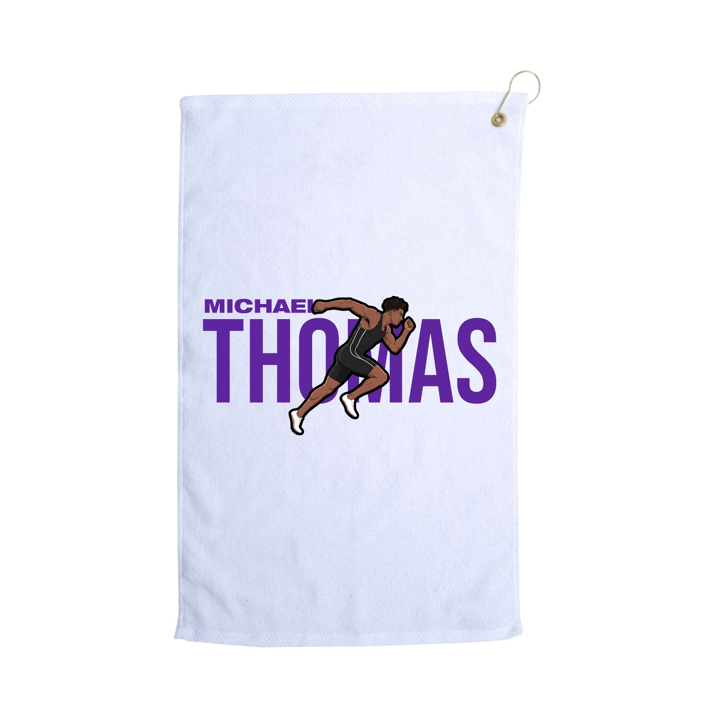 Golf Towel — Player Name in White