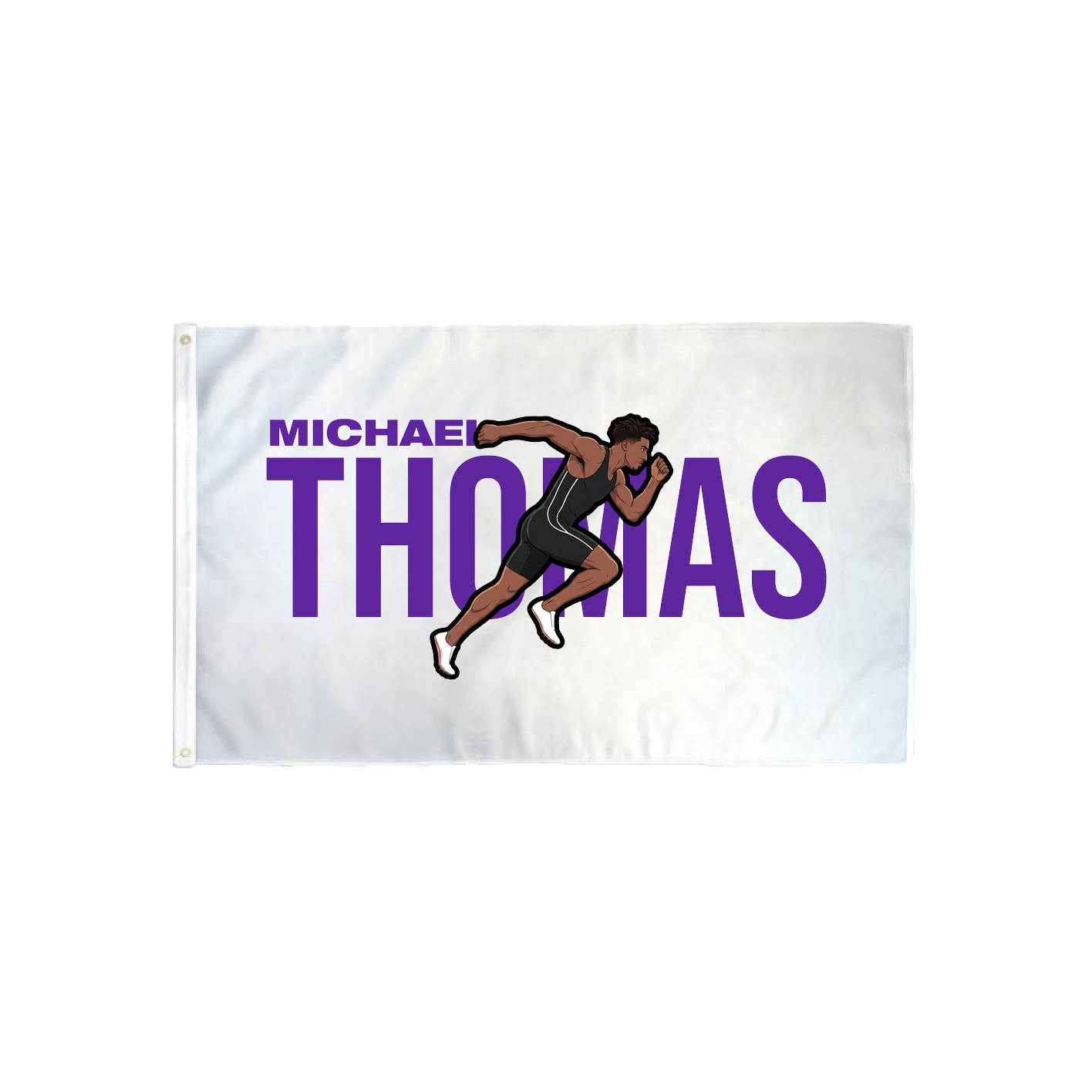 3x5 Flag — Player Name in Classic