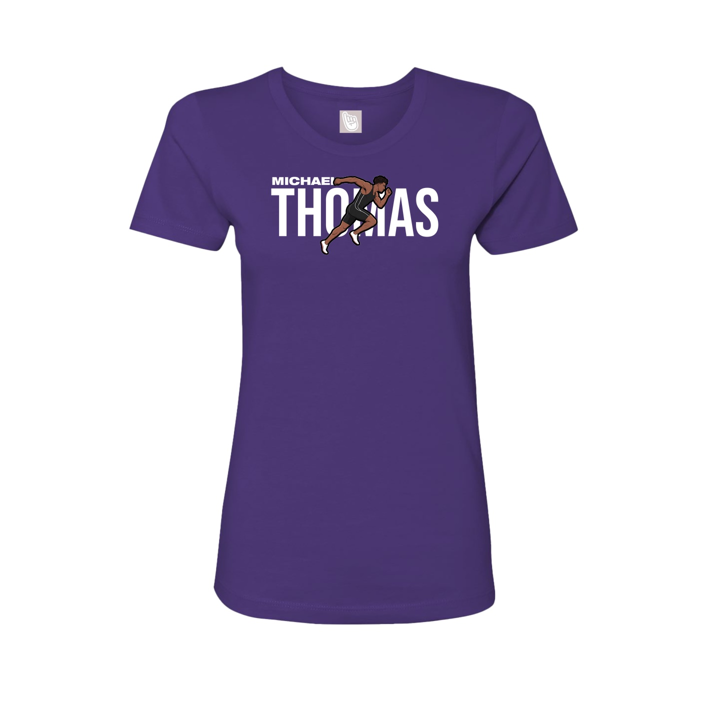 Womens Tee — Player Name in Purple