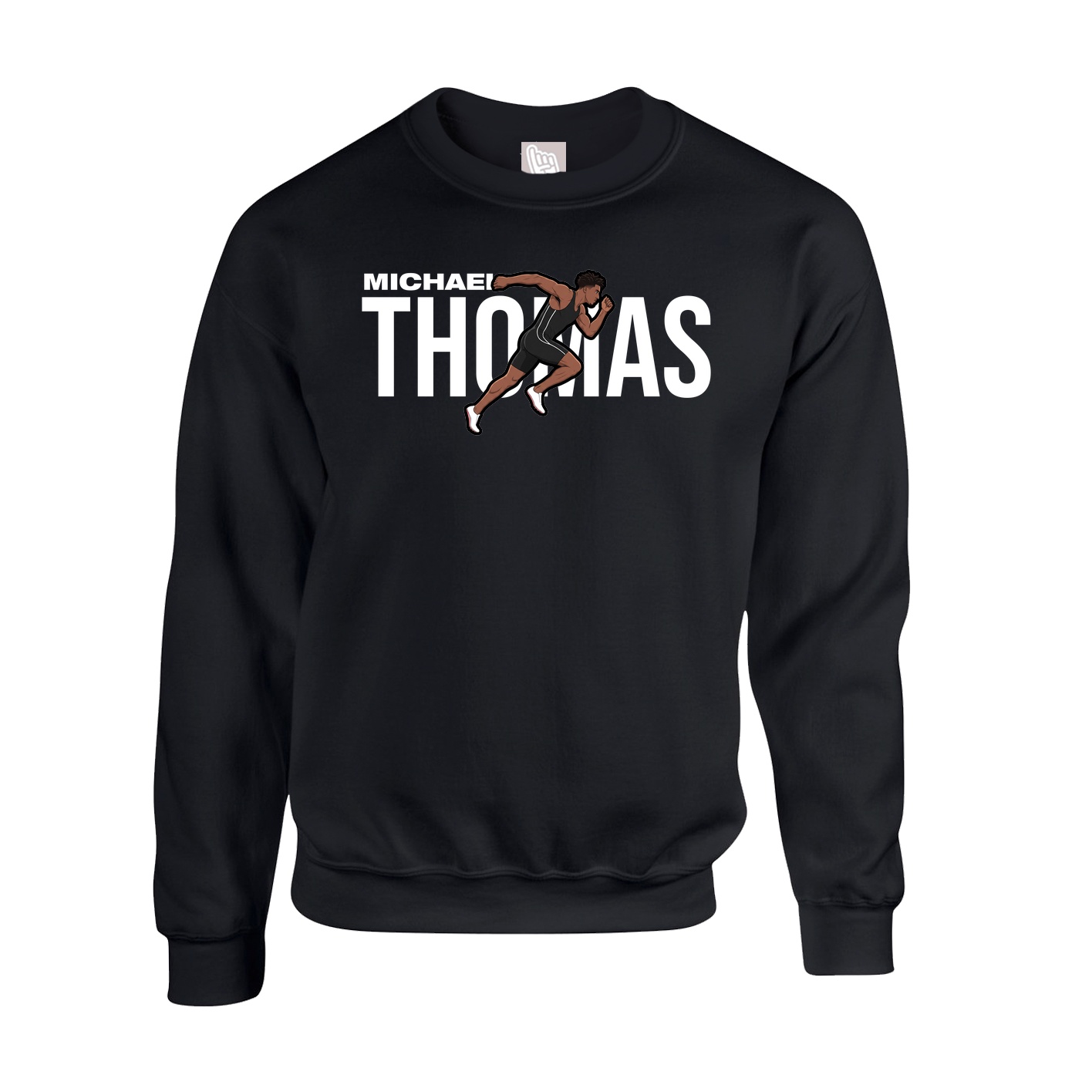 Fleece Crew — Player Name in Black
