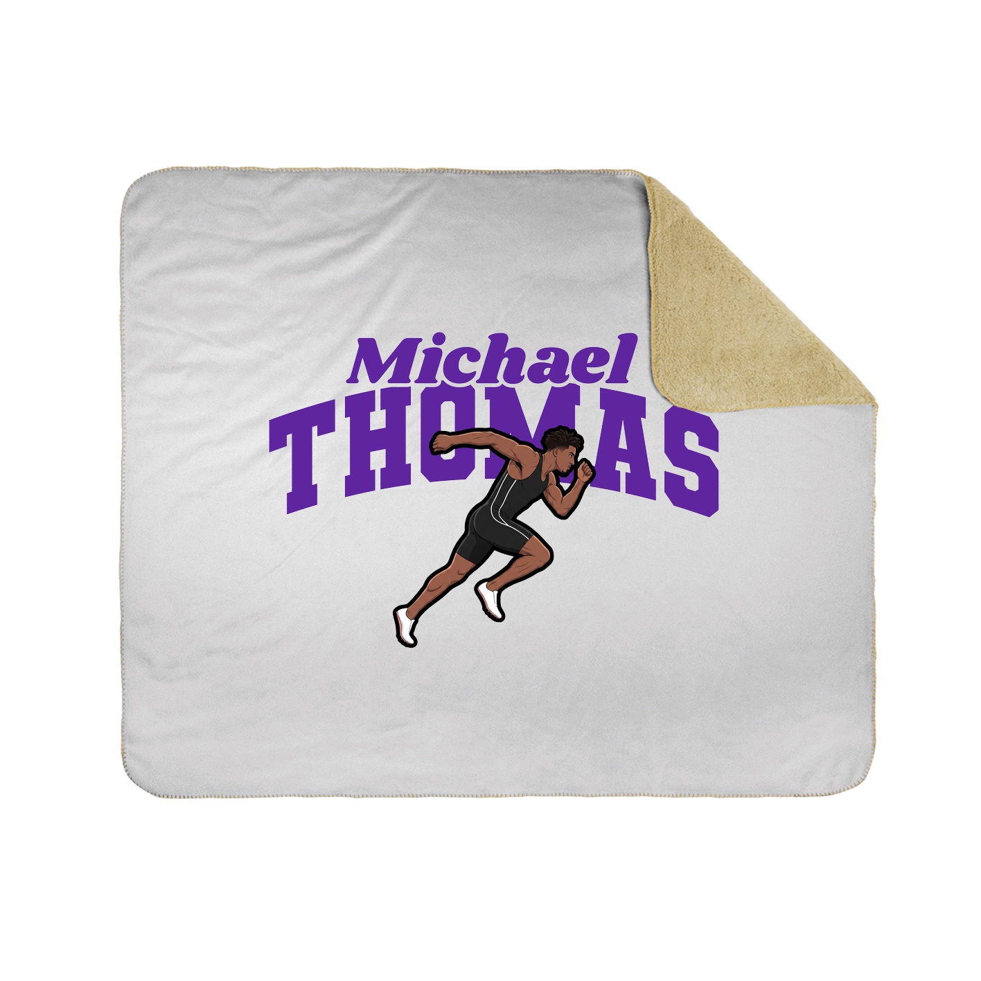 Throw Blanket — Signature Arch in White