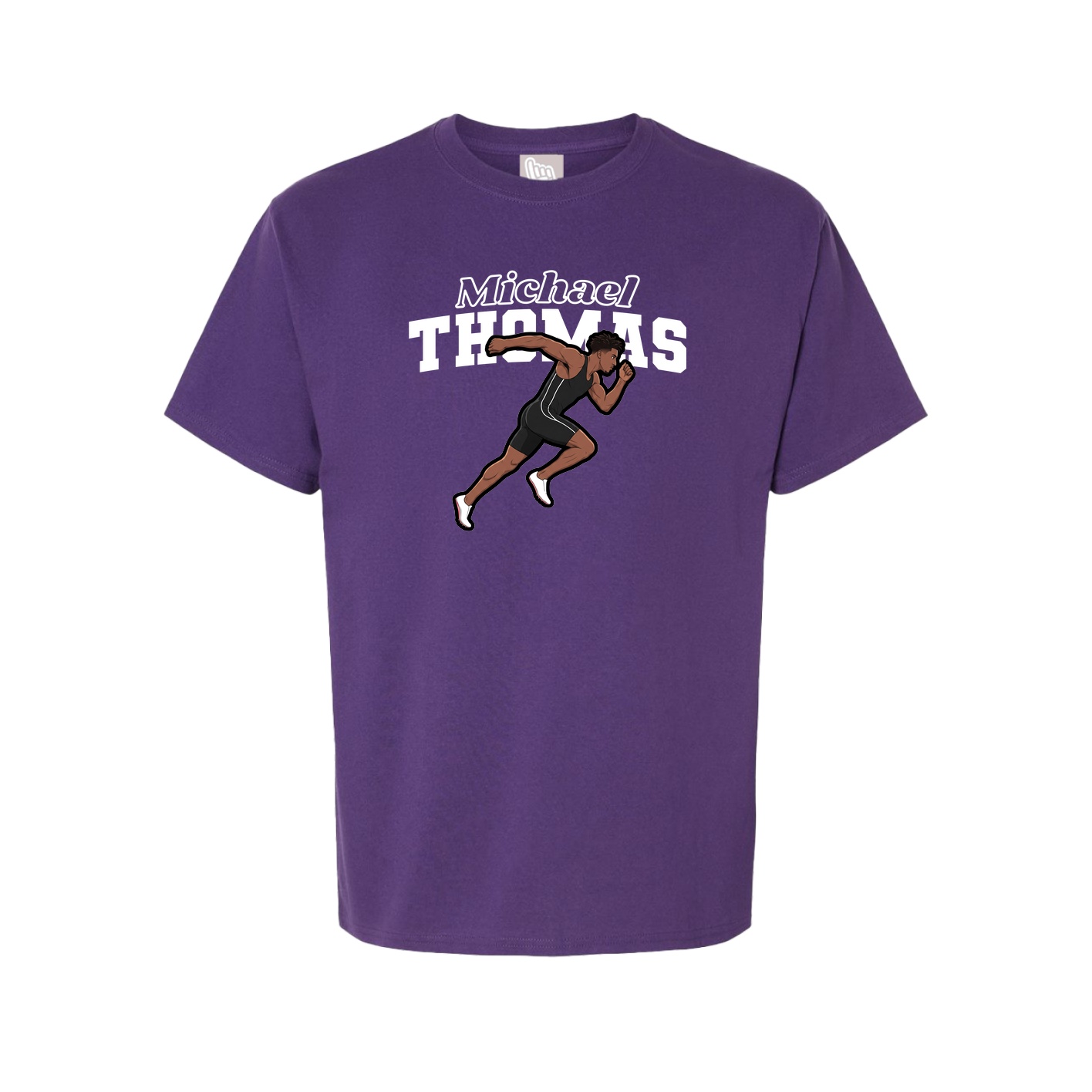 Tee — Name Arch in Purple