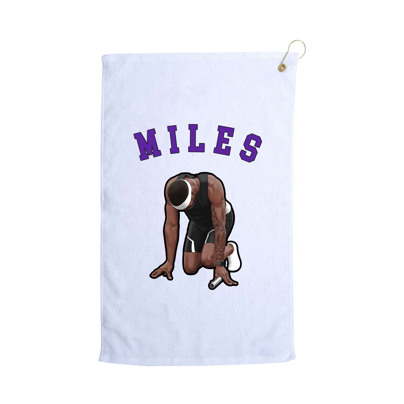 Golf Towel — Shirsey Arch in White