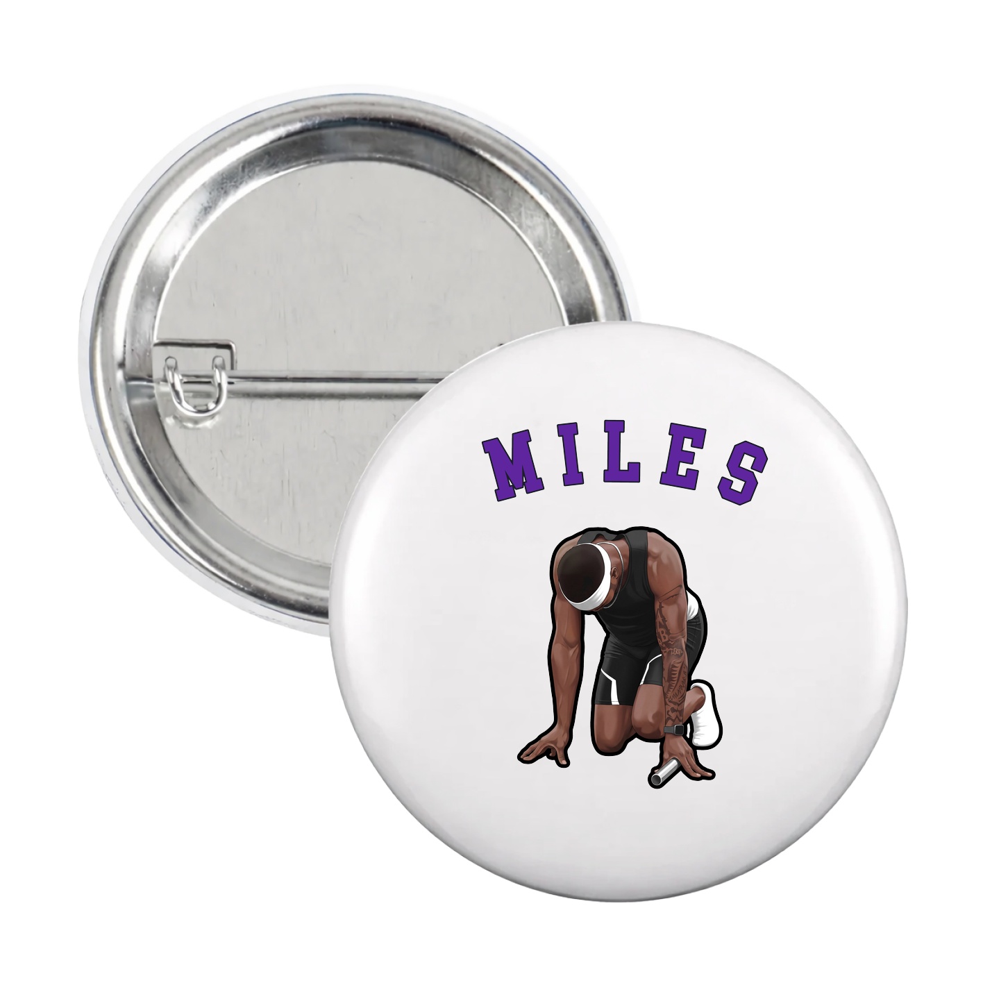 Game Day Button — Shirsey Arch in White