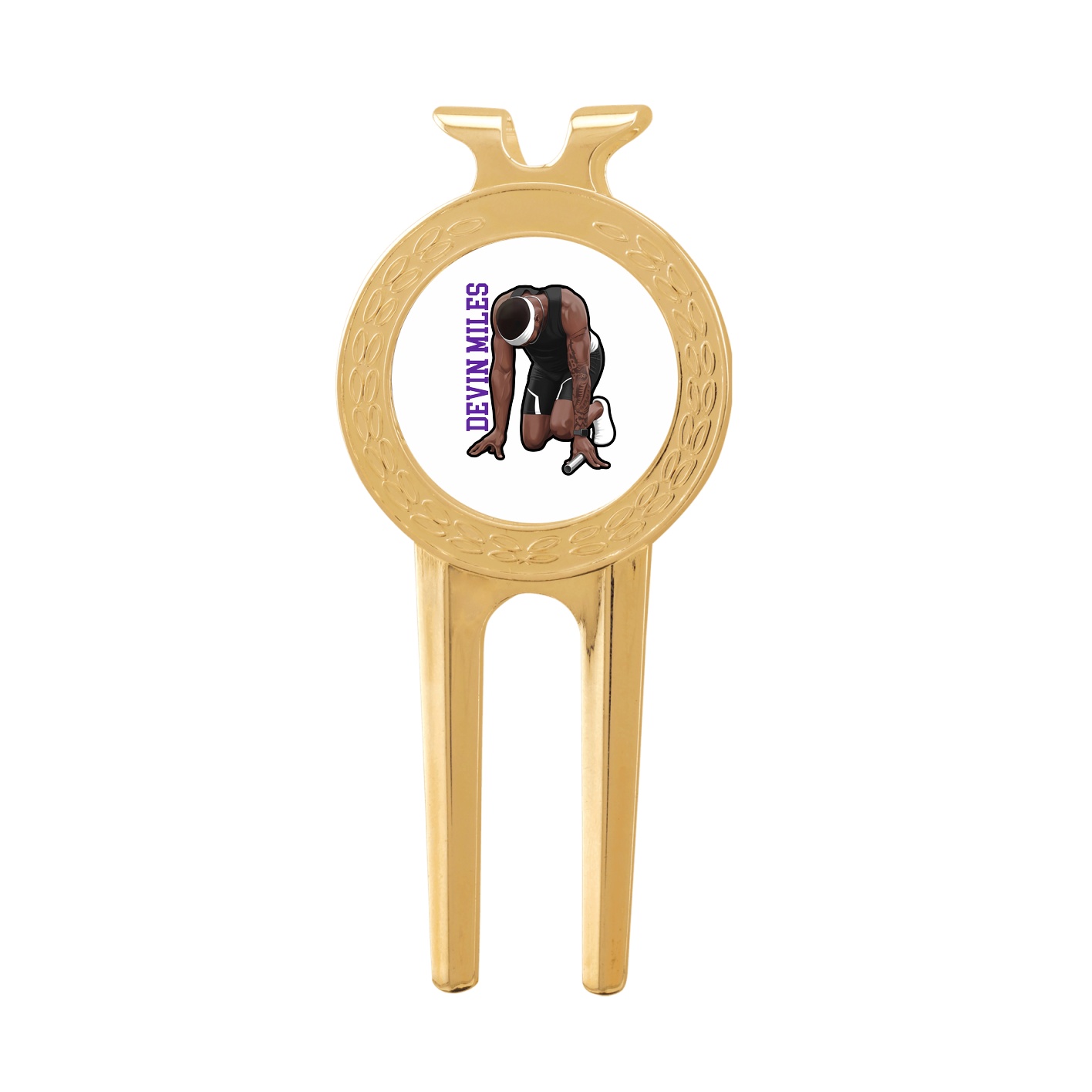 Divot Tool with Ball Marker — Name Vertical in Classic