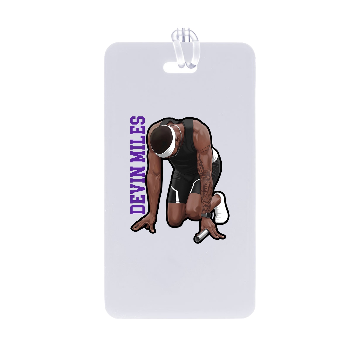 Bag Tag — Name Vertical in Classic