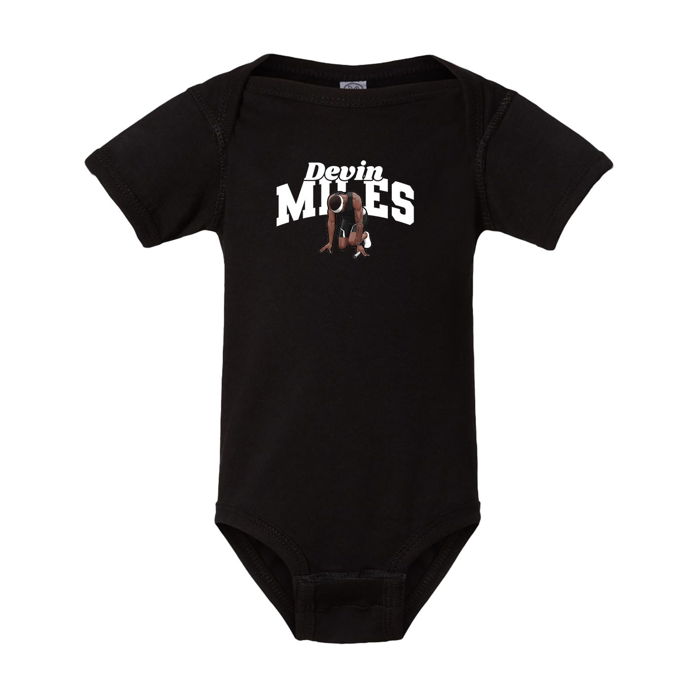 Baby Onesie — Signature Arch in Black
