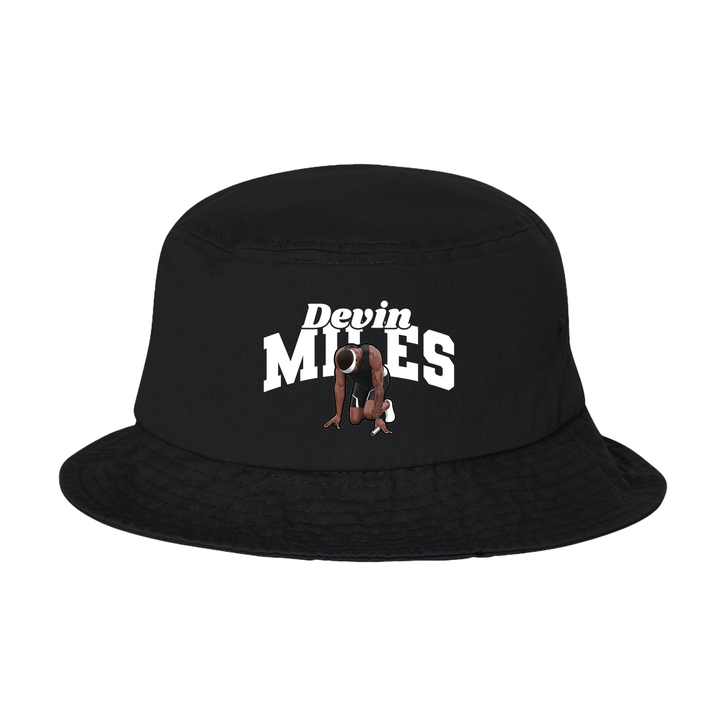 Bucket Cap — Signature Arch in Black