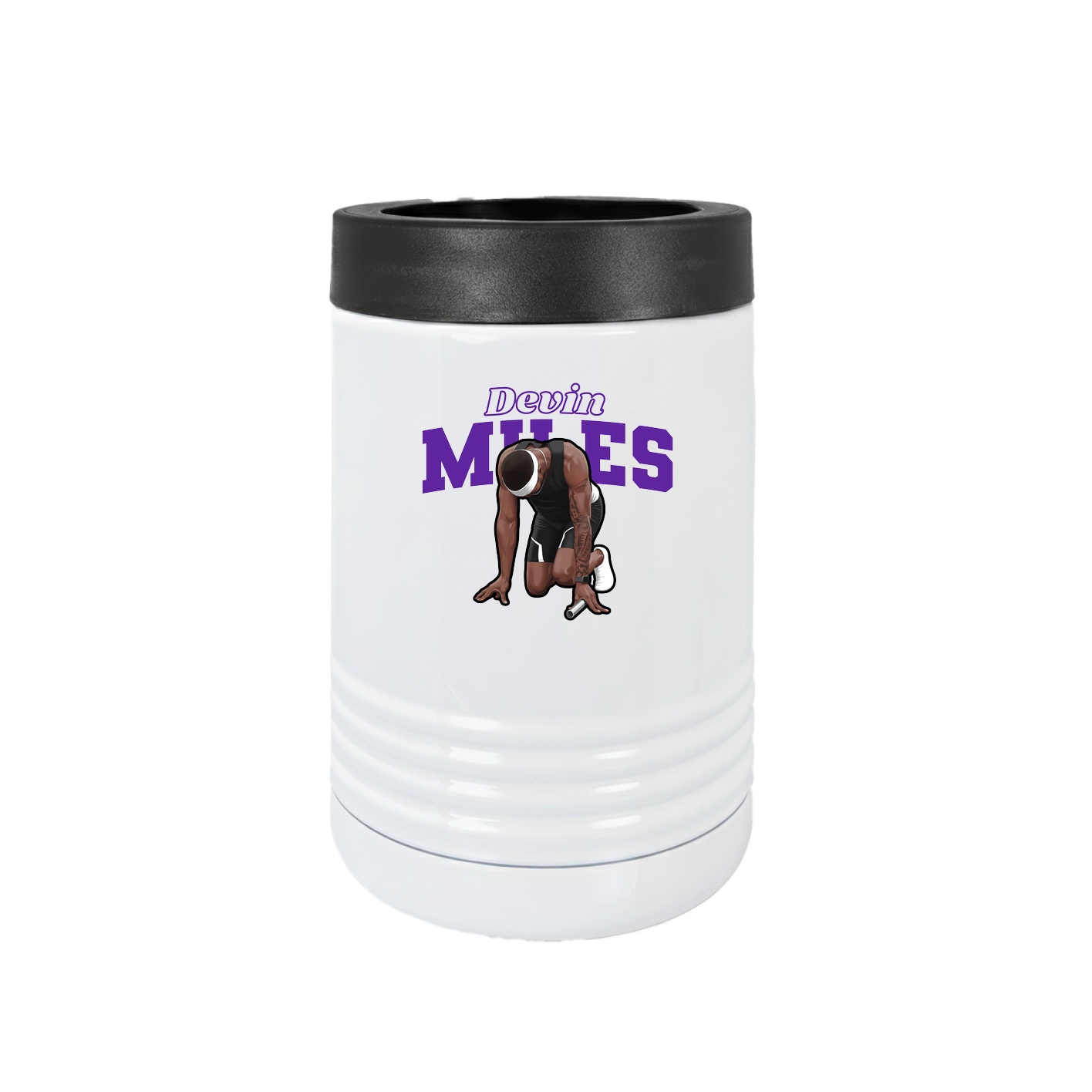 Beverage Holder — Name Arch in White