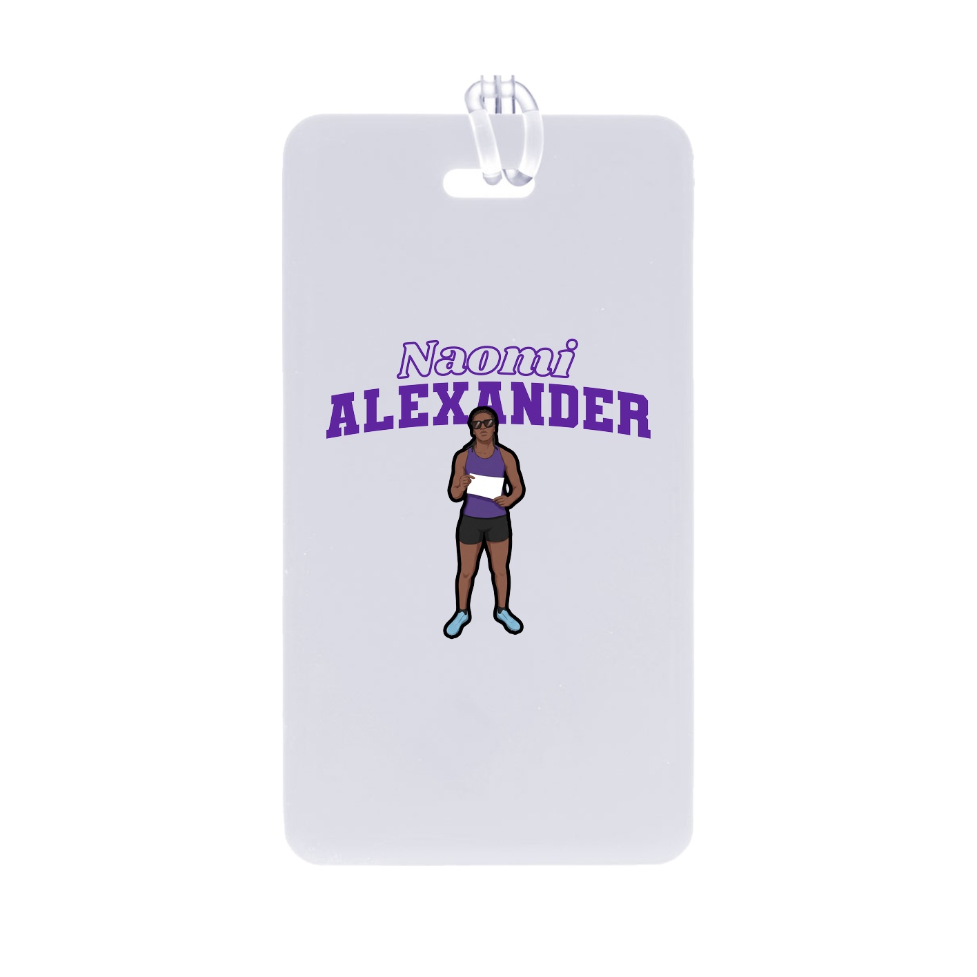 Bag Tag — Name Arch in Classic