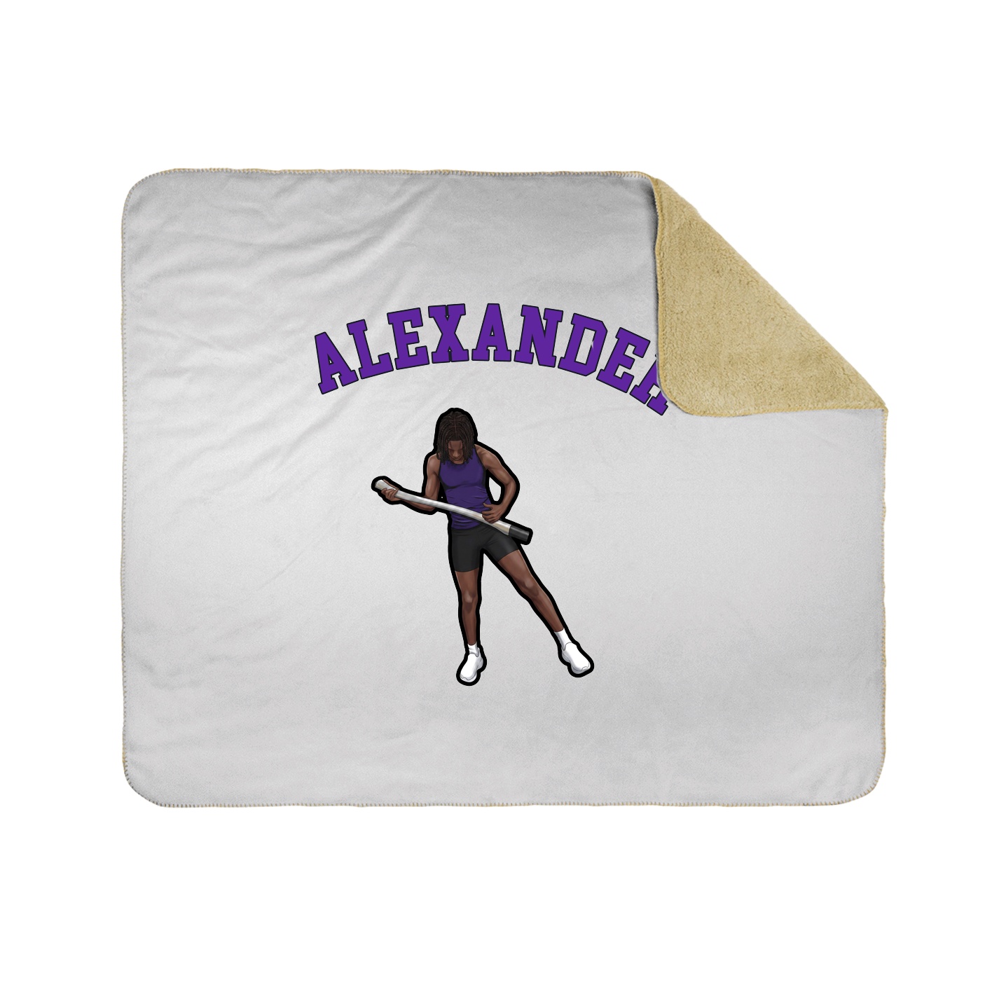 Throw Blanket — Shirsey Arch in White